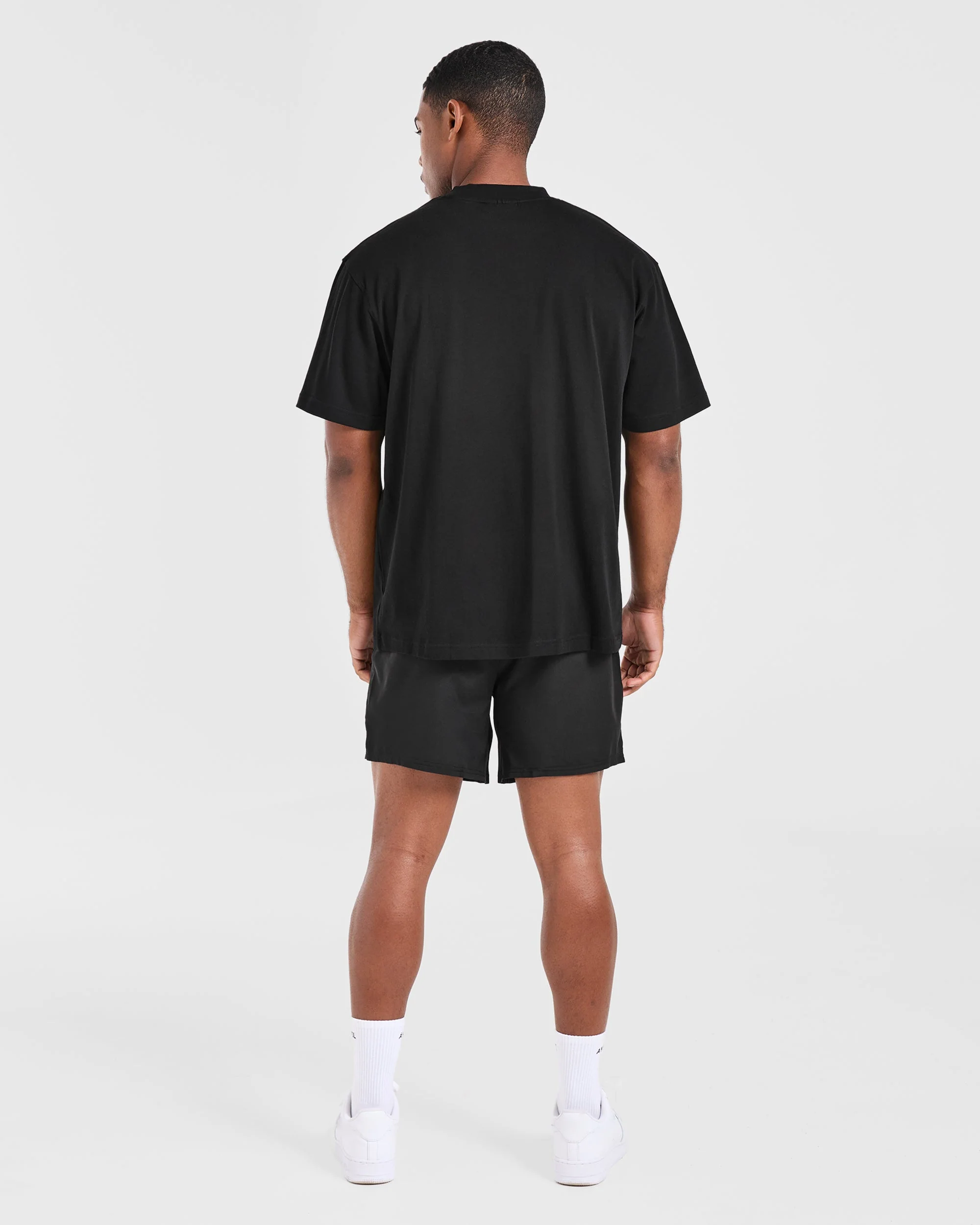Academy Oversized T Shirt - Zwart - Image 4