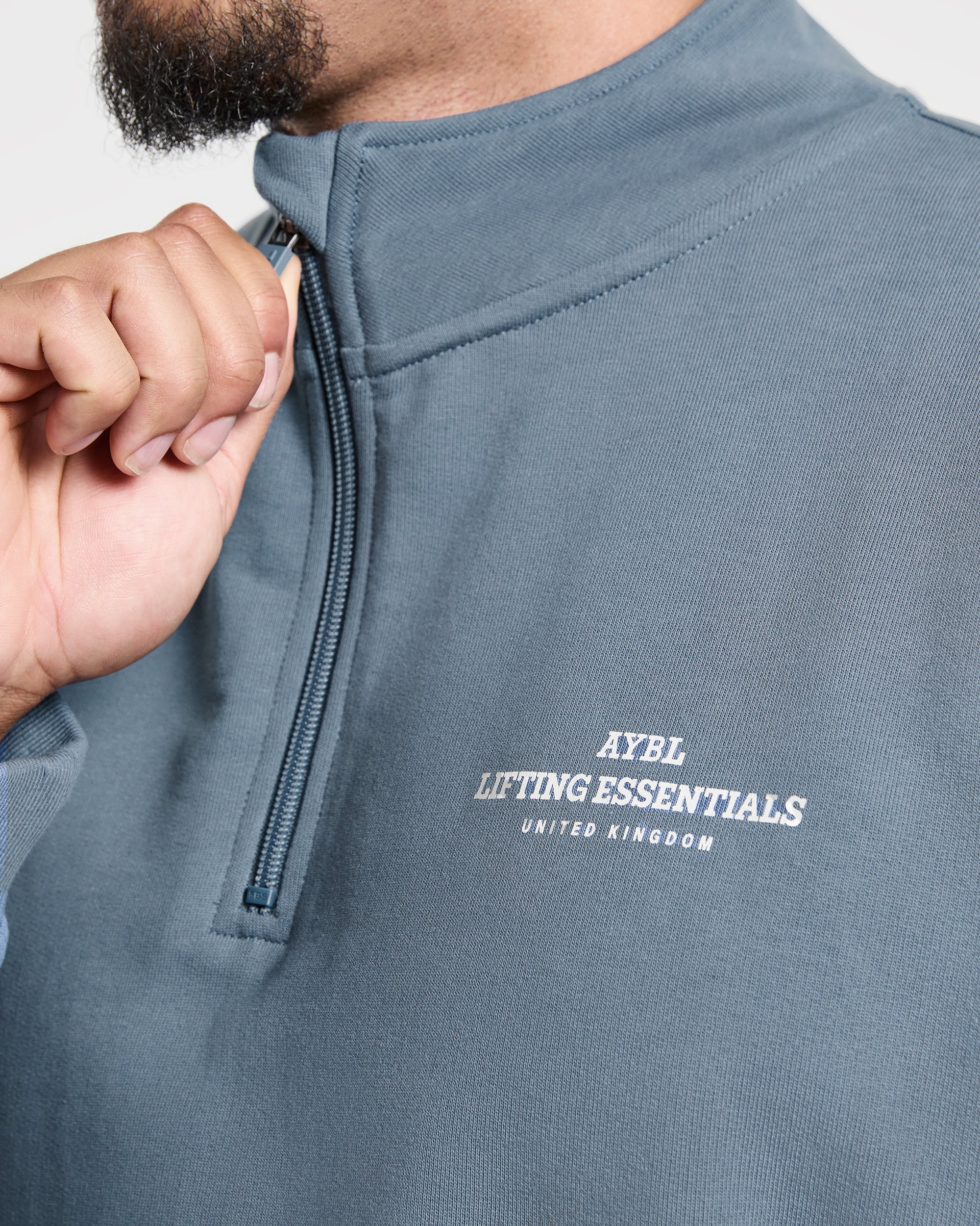 Apex Lifting Essentials 1/4 Zip Pullover - Titanium Blauw - Image 5