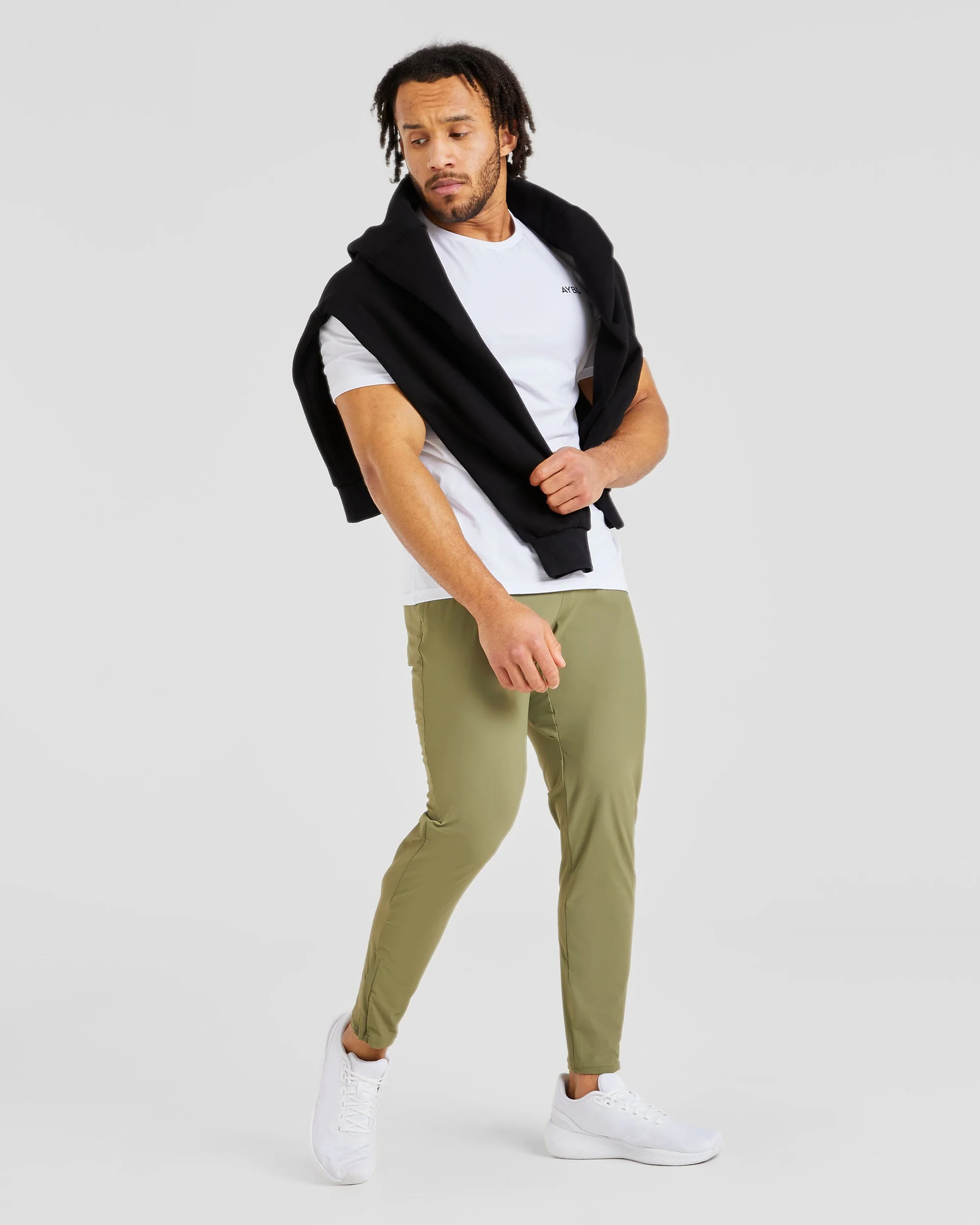 Ascend Zip Joggers - Olive Groen - Image 9