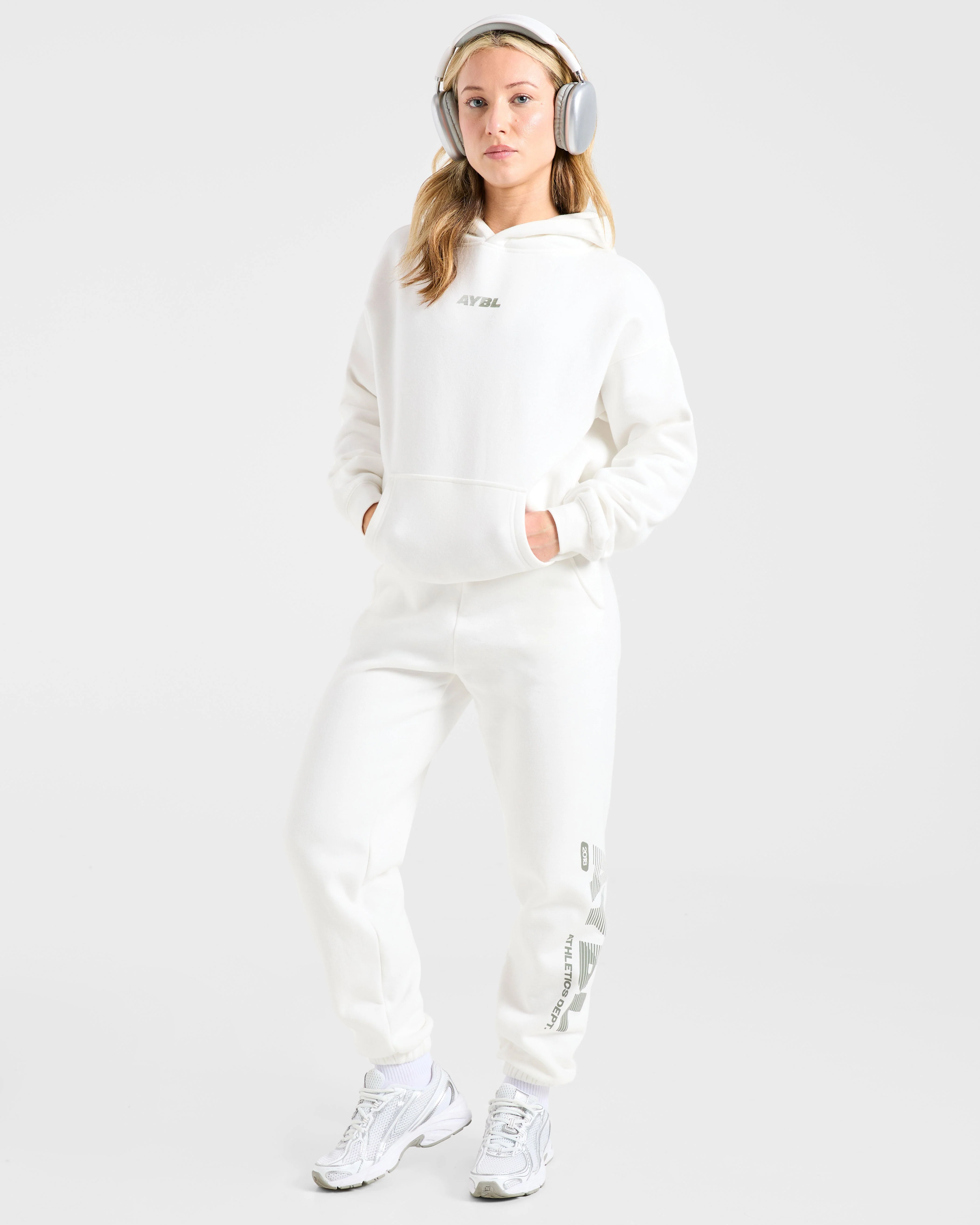 Athletics Dept Oversized Hoodie - Off Wit - Image 7