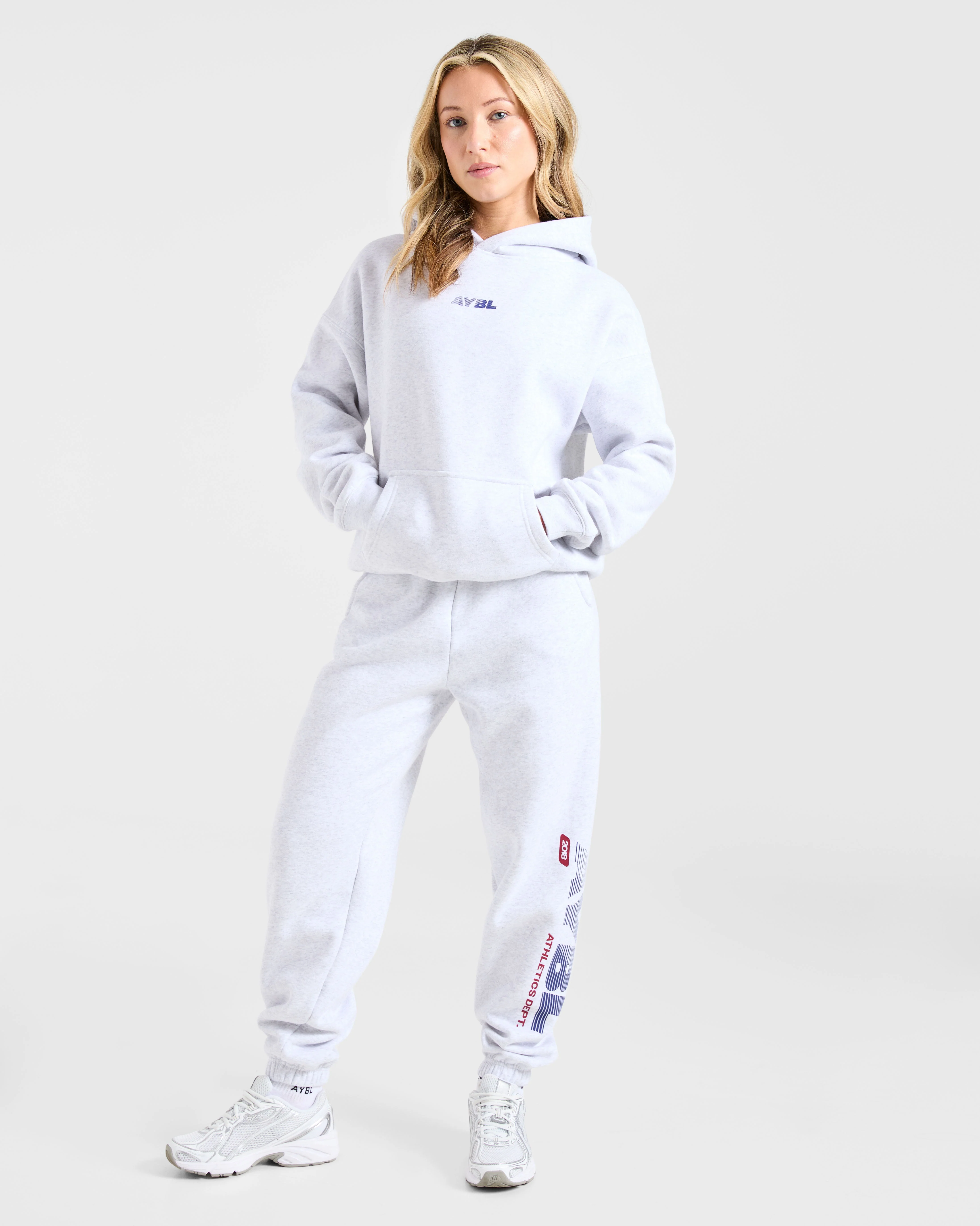 Athletics Dept Oversized Joggers - Grijs Marl - Image 3