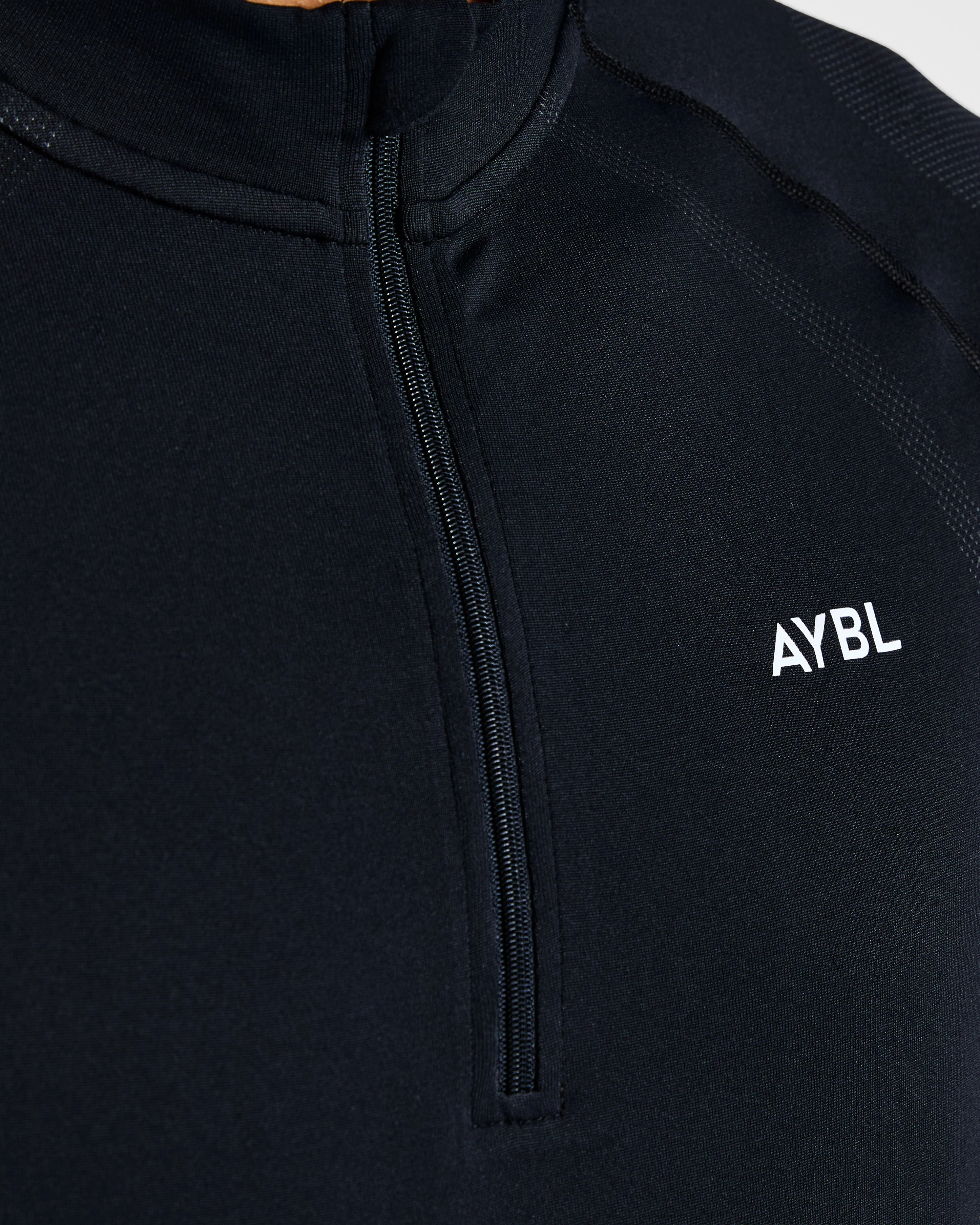 Attain Seamless 1/2 Zip Pullover - Zwart - Image 5