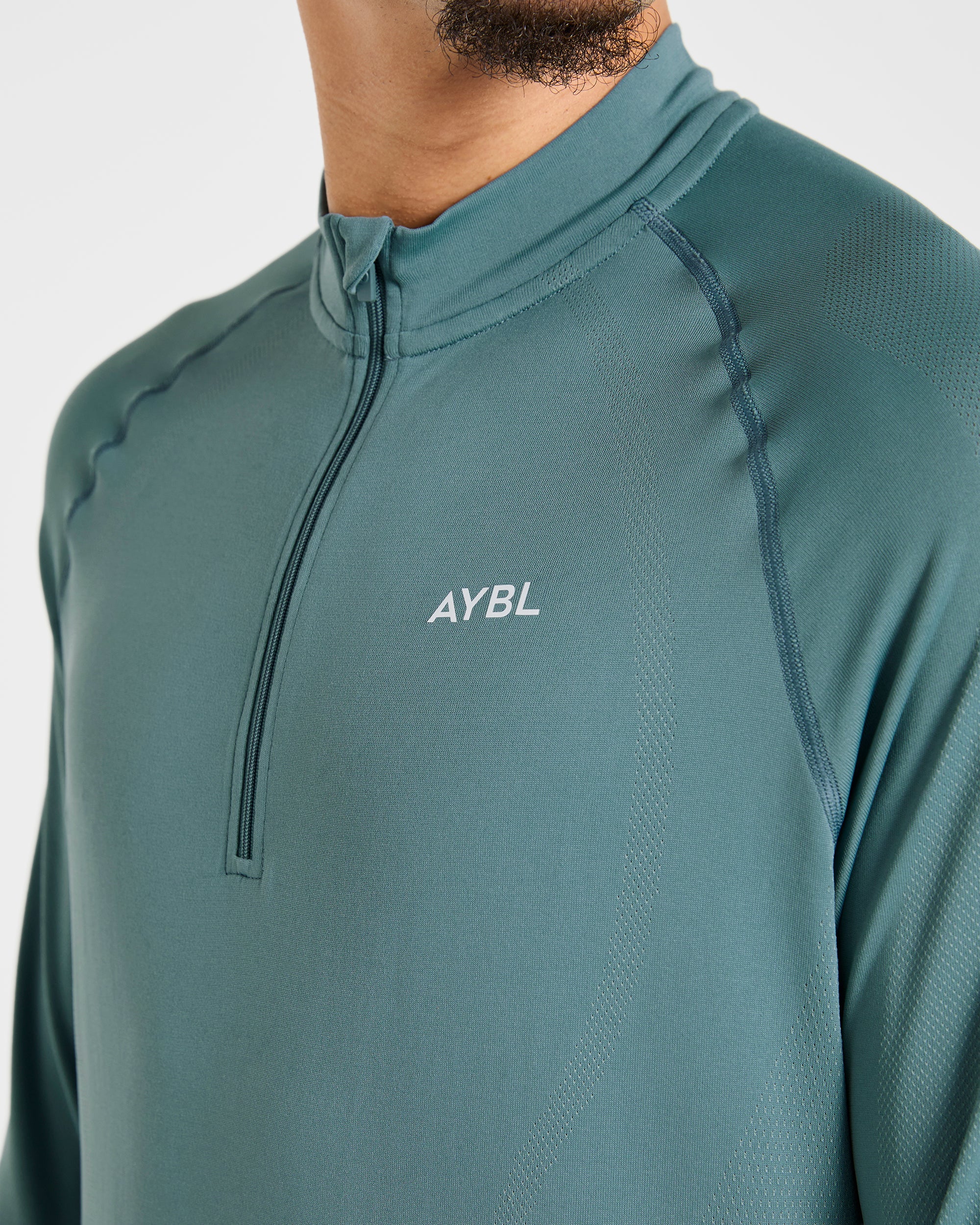Attain Seamless 1/2 Zip Pullover - Titan Blauw - Image 5
