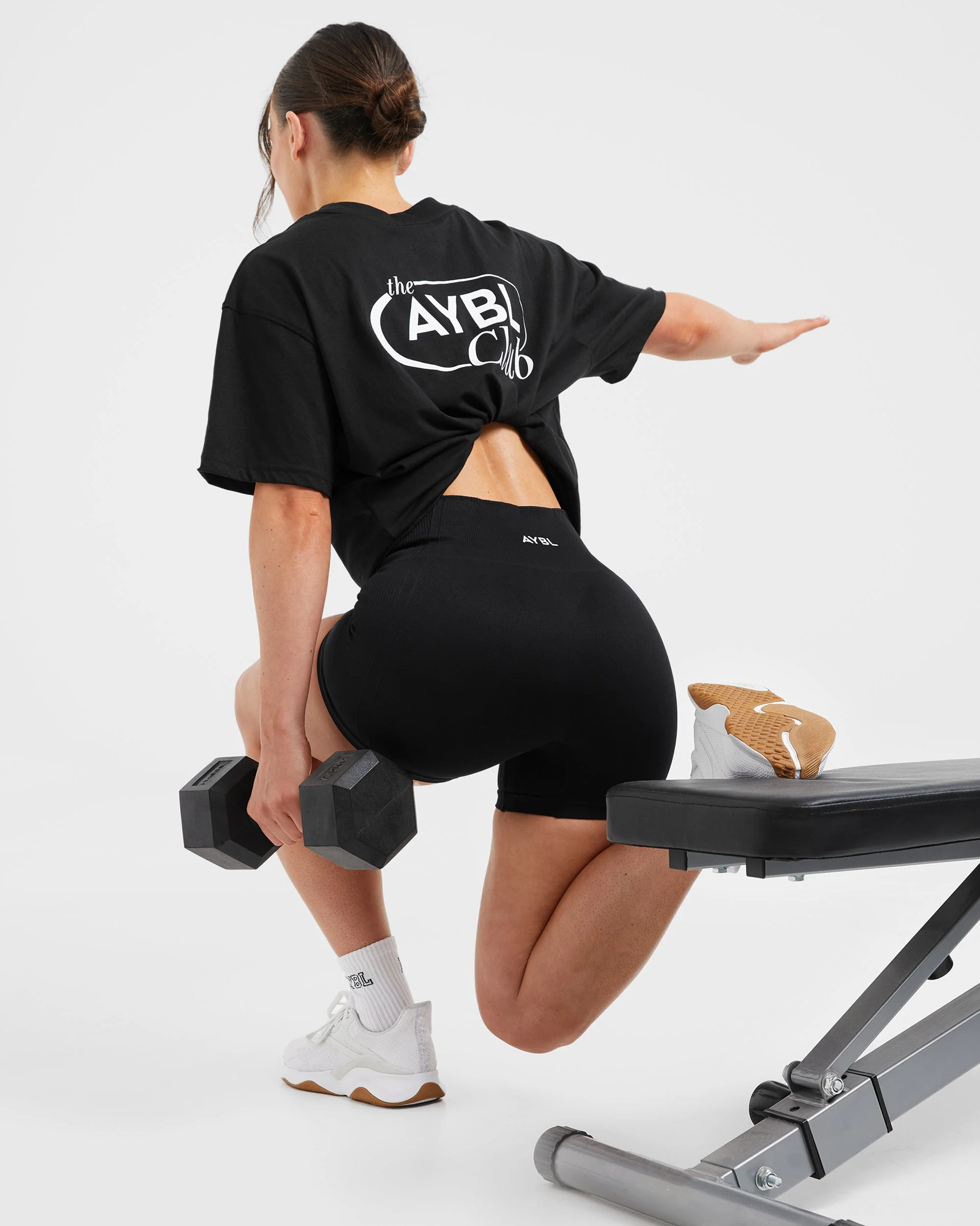 AYBL Club Oversized T Shirt - Zwart - Image 8