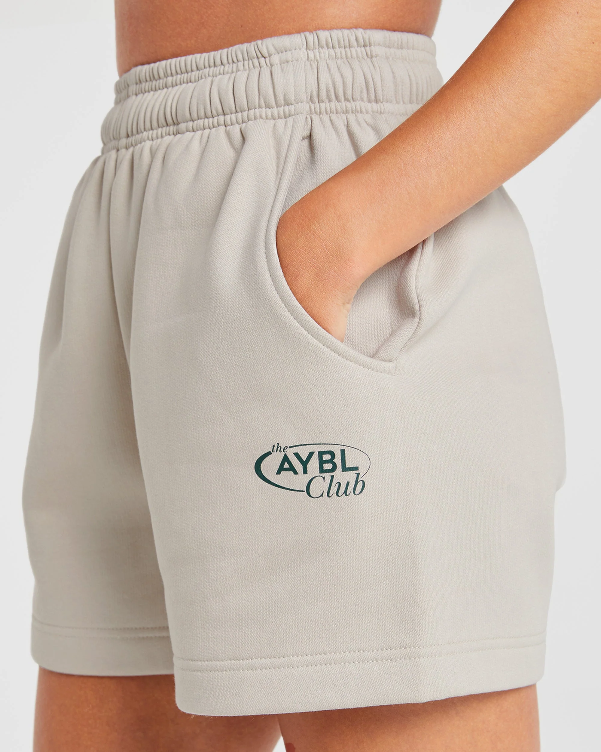 AYBL Club Shorts - Sand/Groen - Image 5