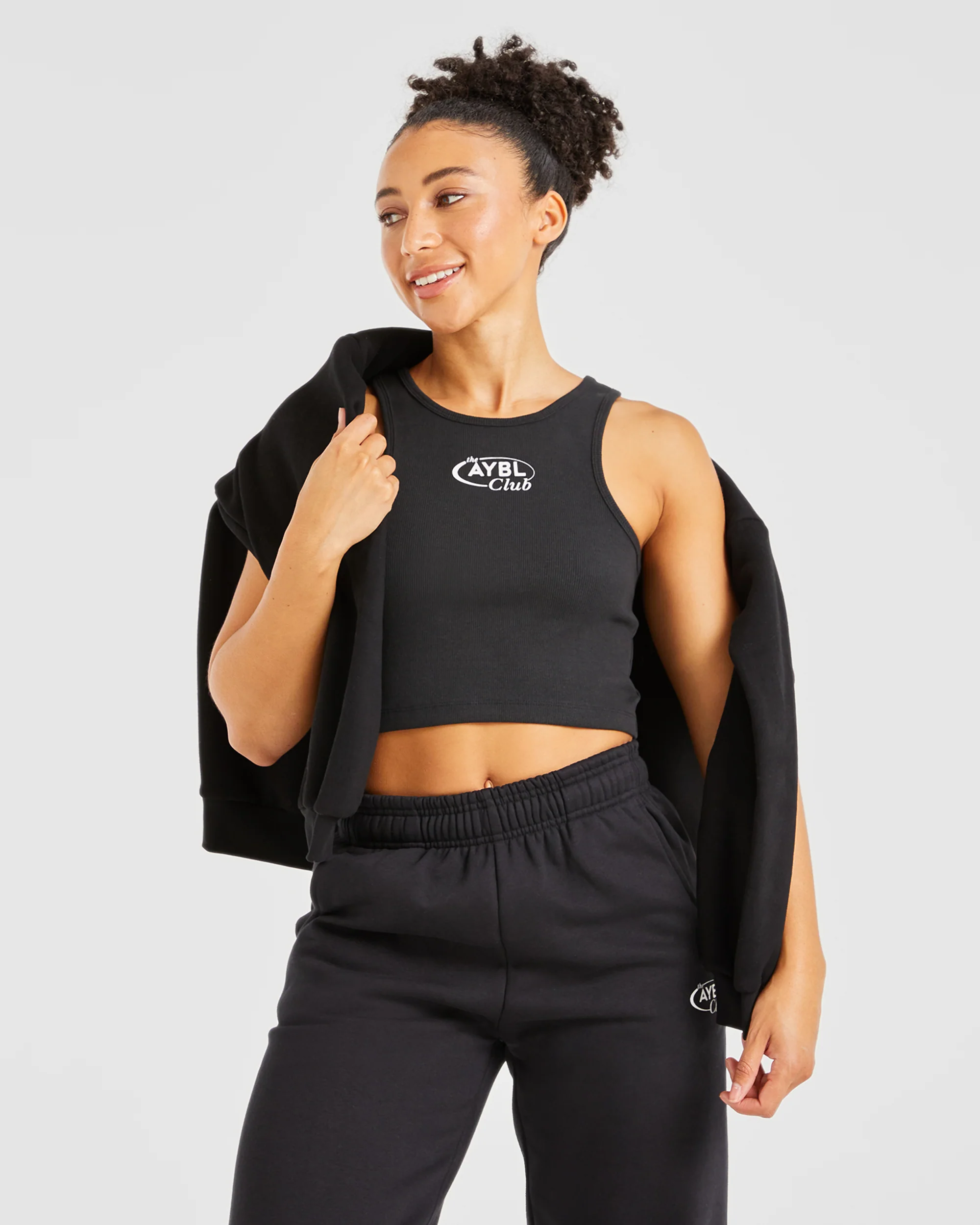 AYBL Club Vest Top - Zwart - Image 6