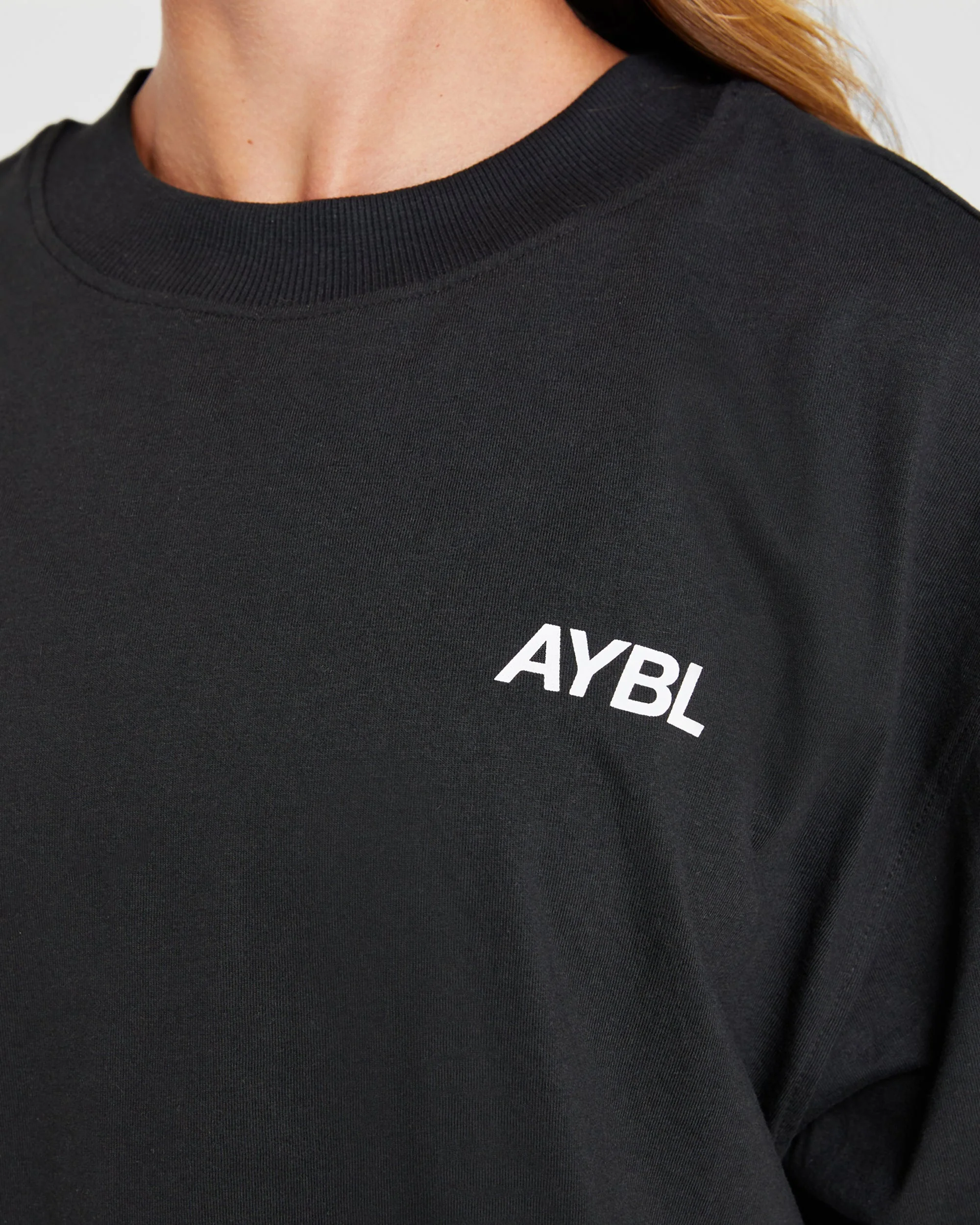 AYBL Sports Club Oversized T Shirt - Zwart - Image 6