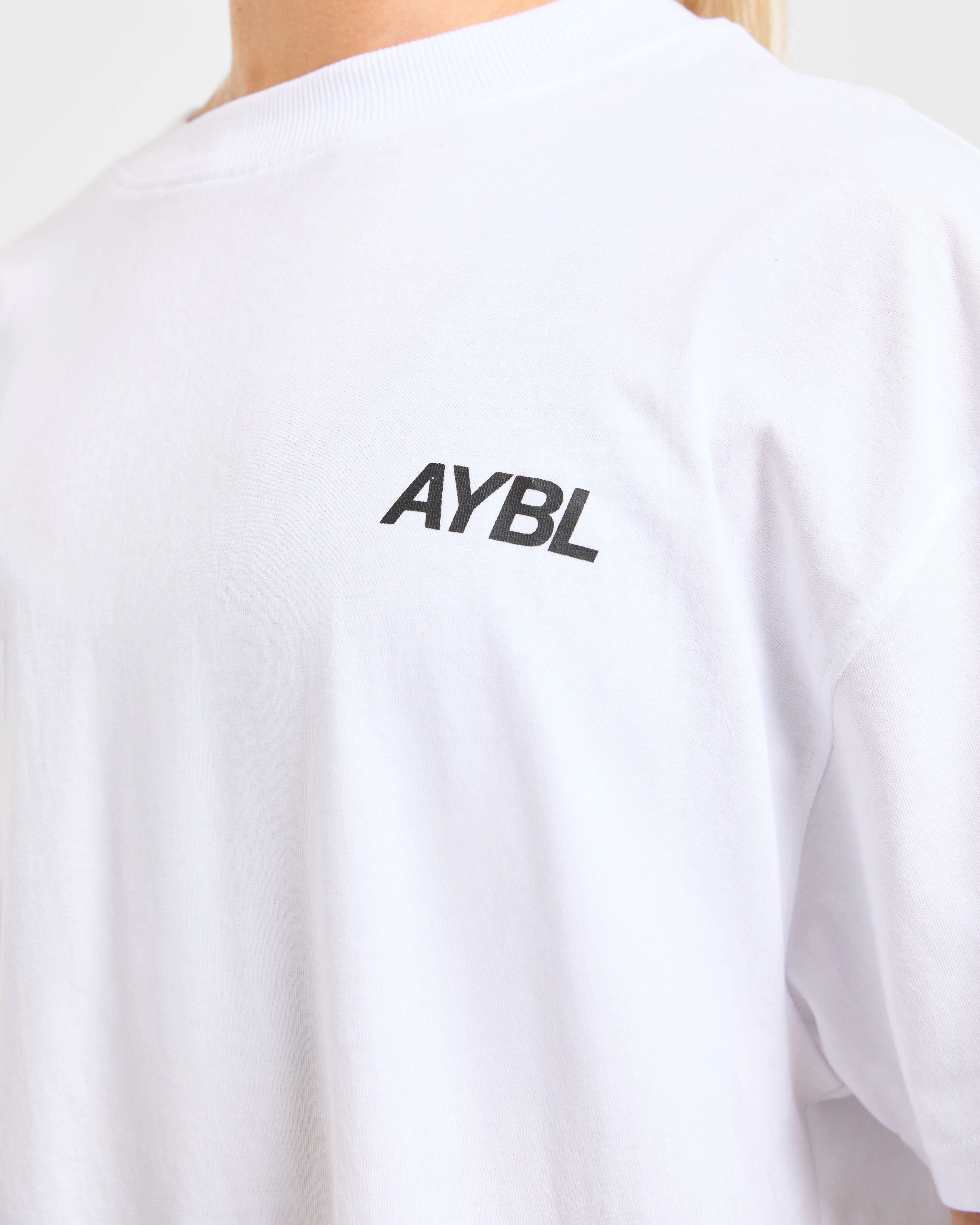 AYBL Sports Club Oversized T Shirt - Wit - Image 6