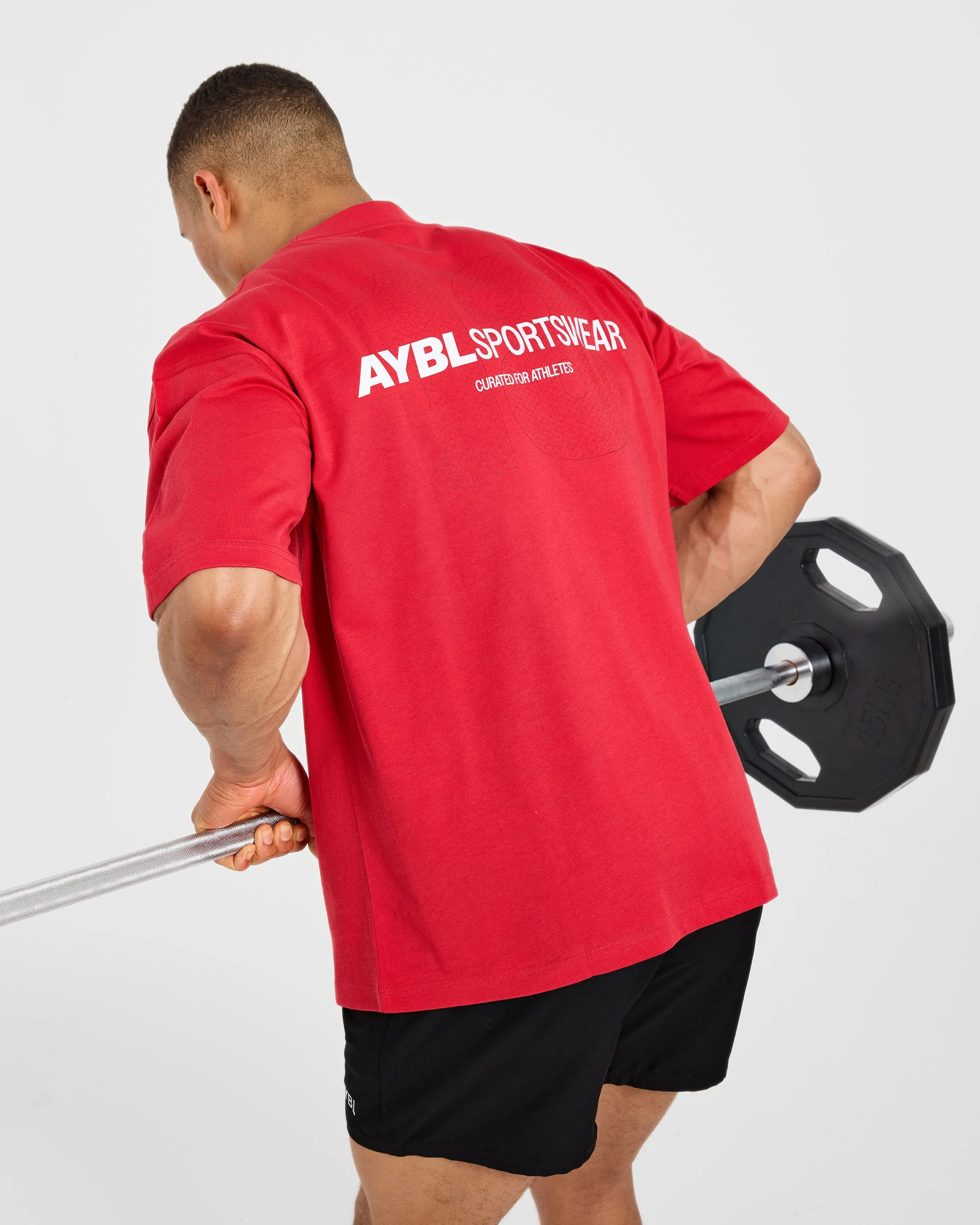 AYBL Sportswear 18 Oversized T Shirt - Rood - Image 7