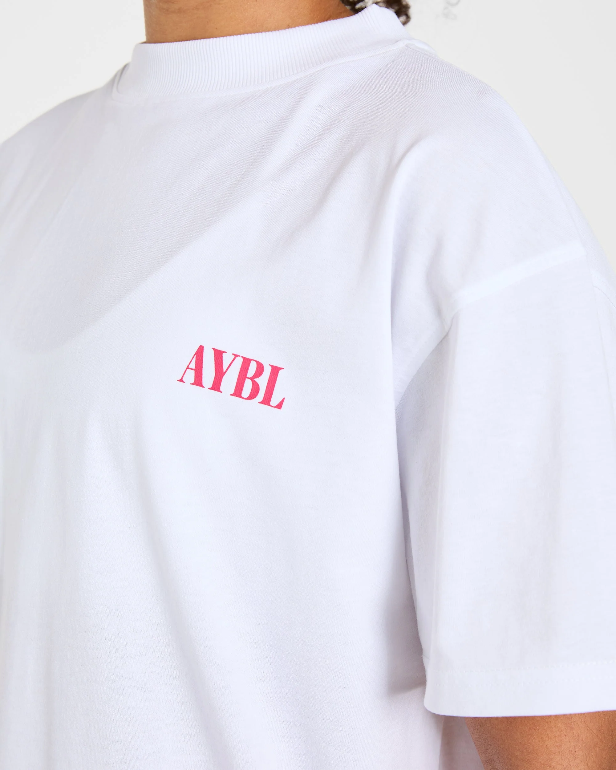 AYBL Strength Co Oversized T Shirt - Wit - Image 5