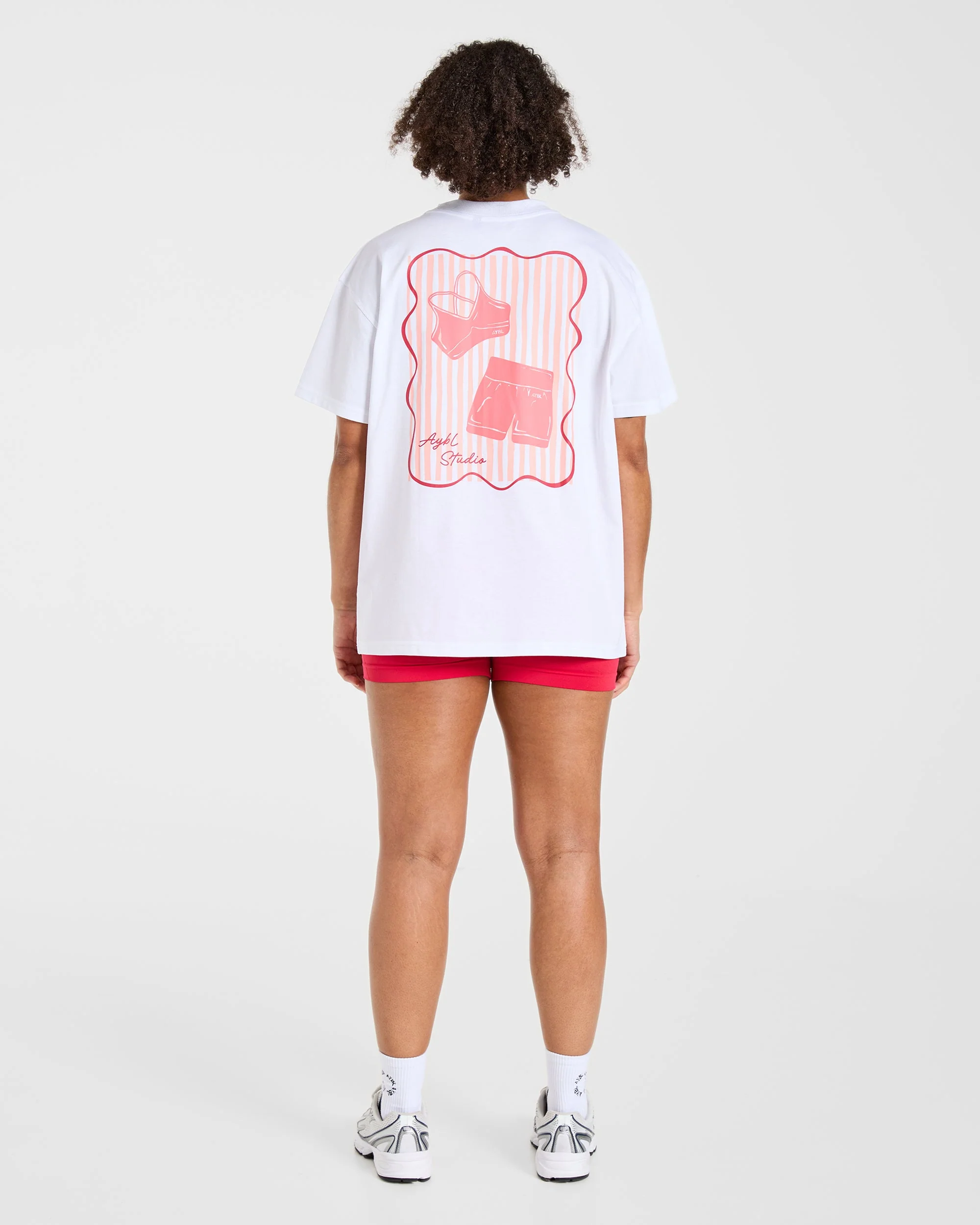 AYBL Studio Oversized T Shirt - Wit - Image 4