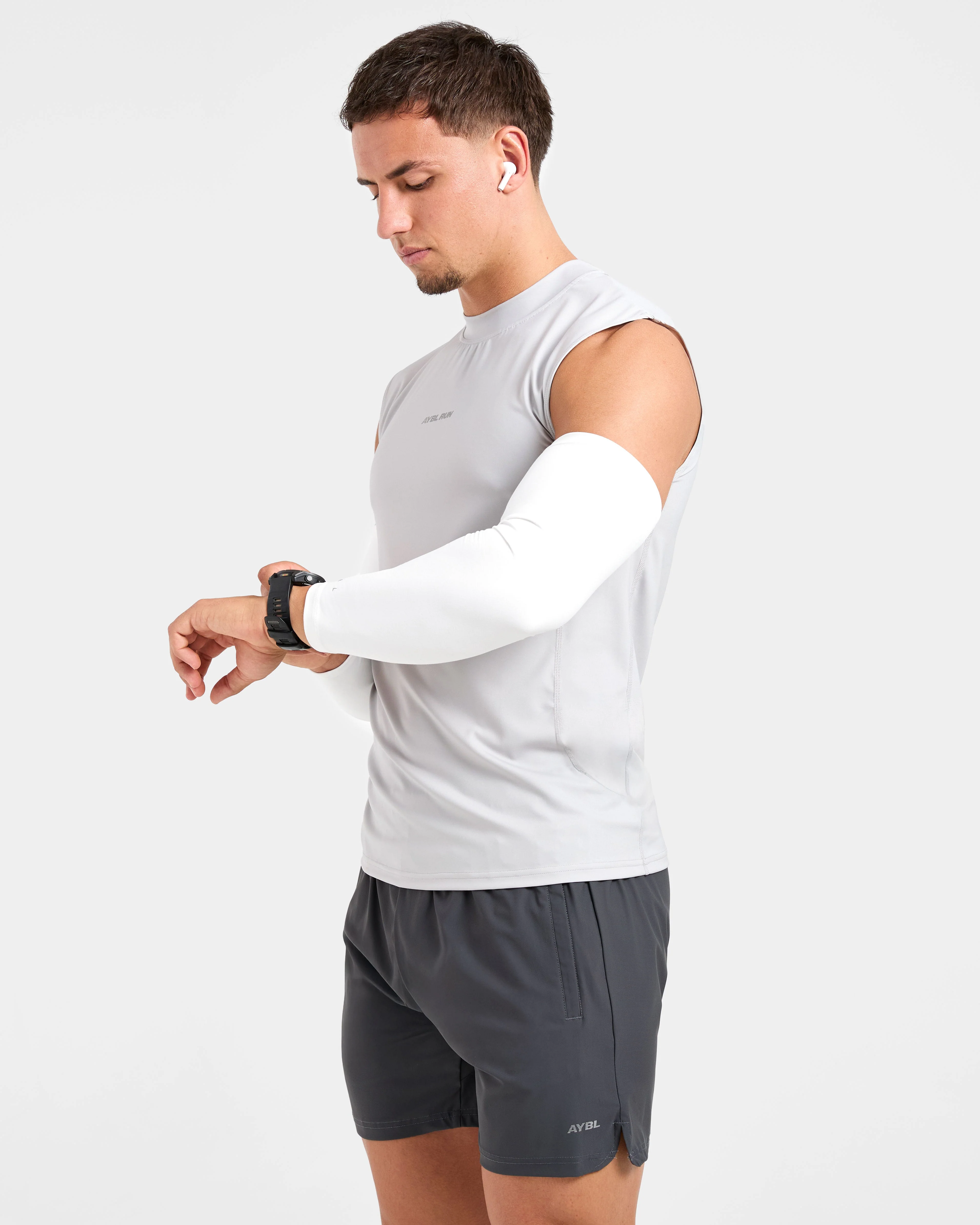 Base Layer Arm Sleeves - Wit - Image 7