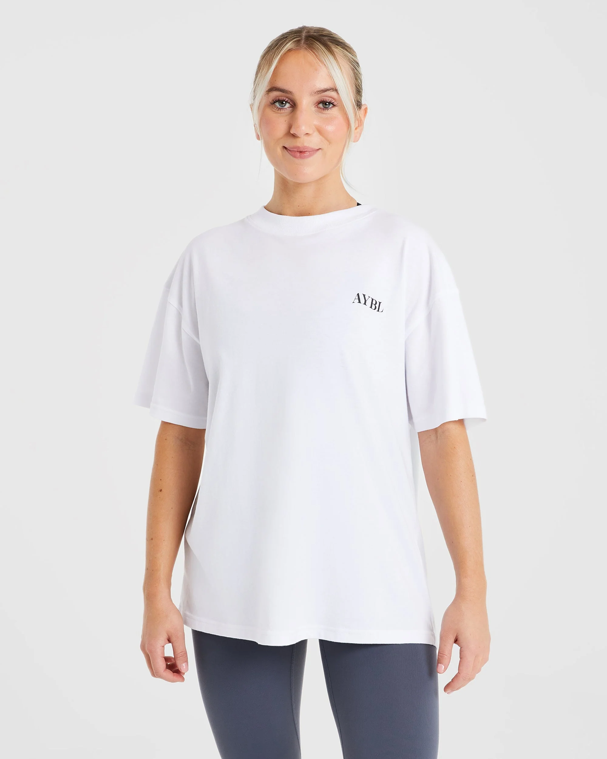 Be Good To Yourself Oversized T Shirt - Wit - Image 2
