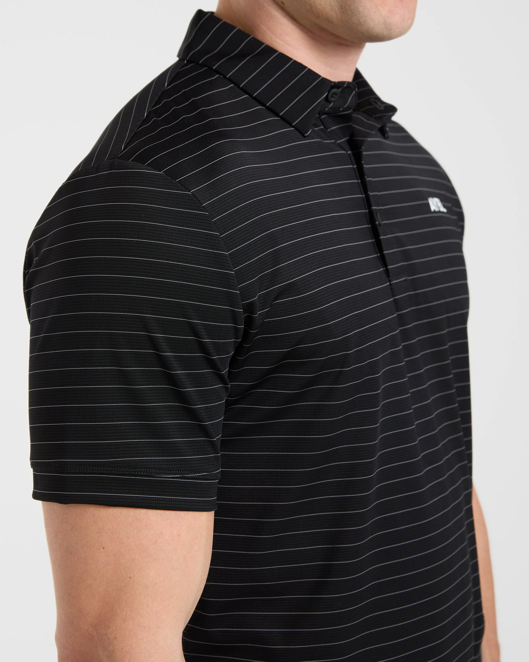 Classic Stripe Polo - Schwarz - Image 6