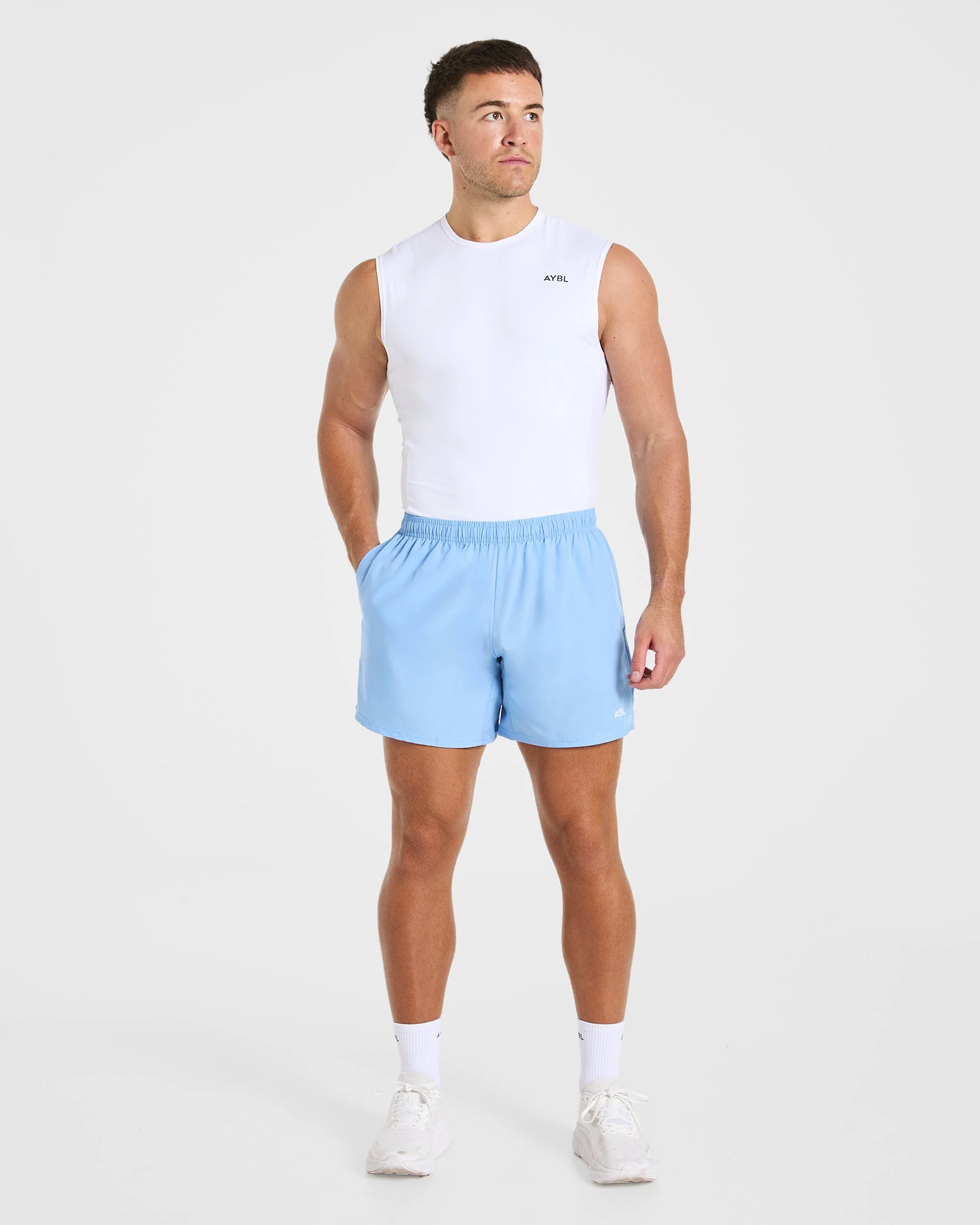 Core 5" Shorts - Air Blauw - Image 3