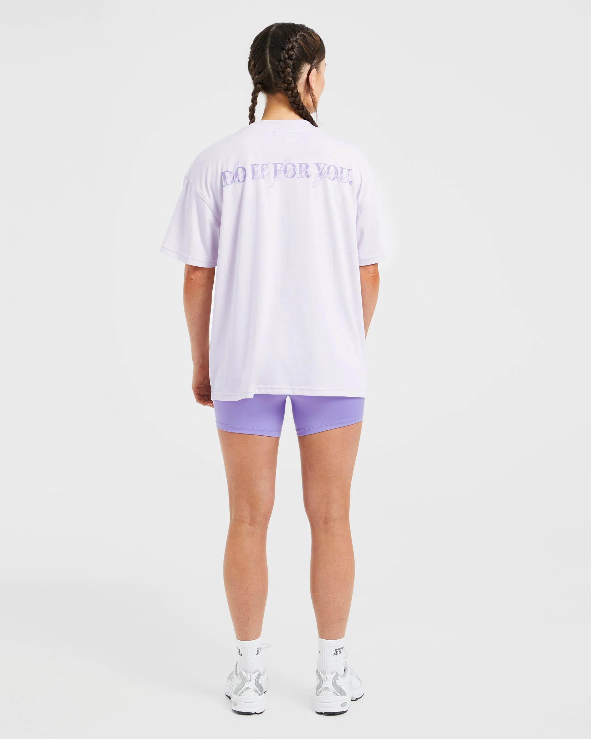 Do It For You Oversized T Shirt - Orchid Paars - Image 4