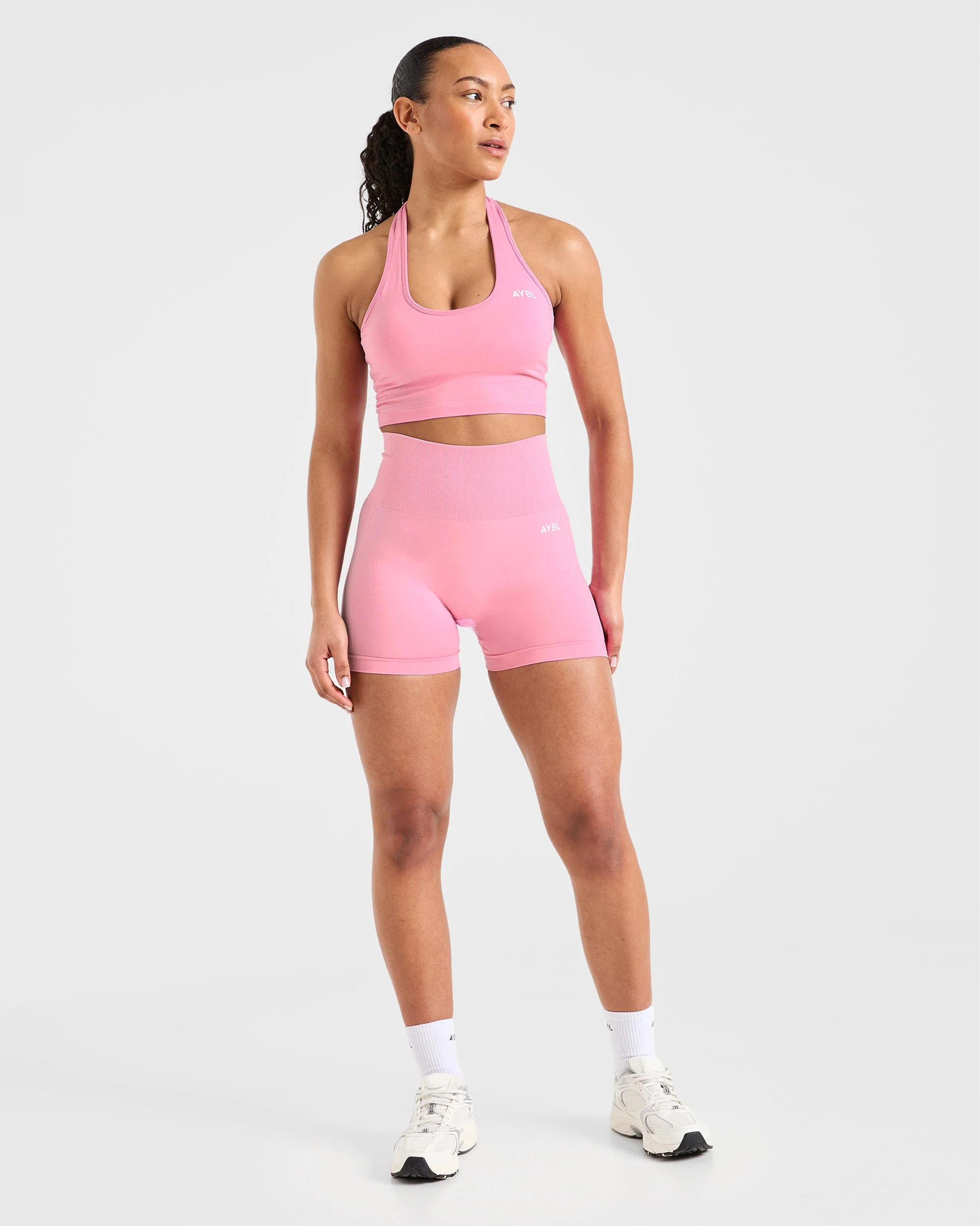 Empower Seamless Shorts - Baby Roze - Image 3