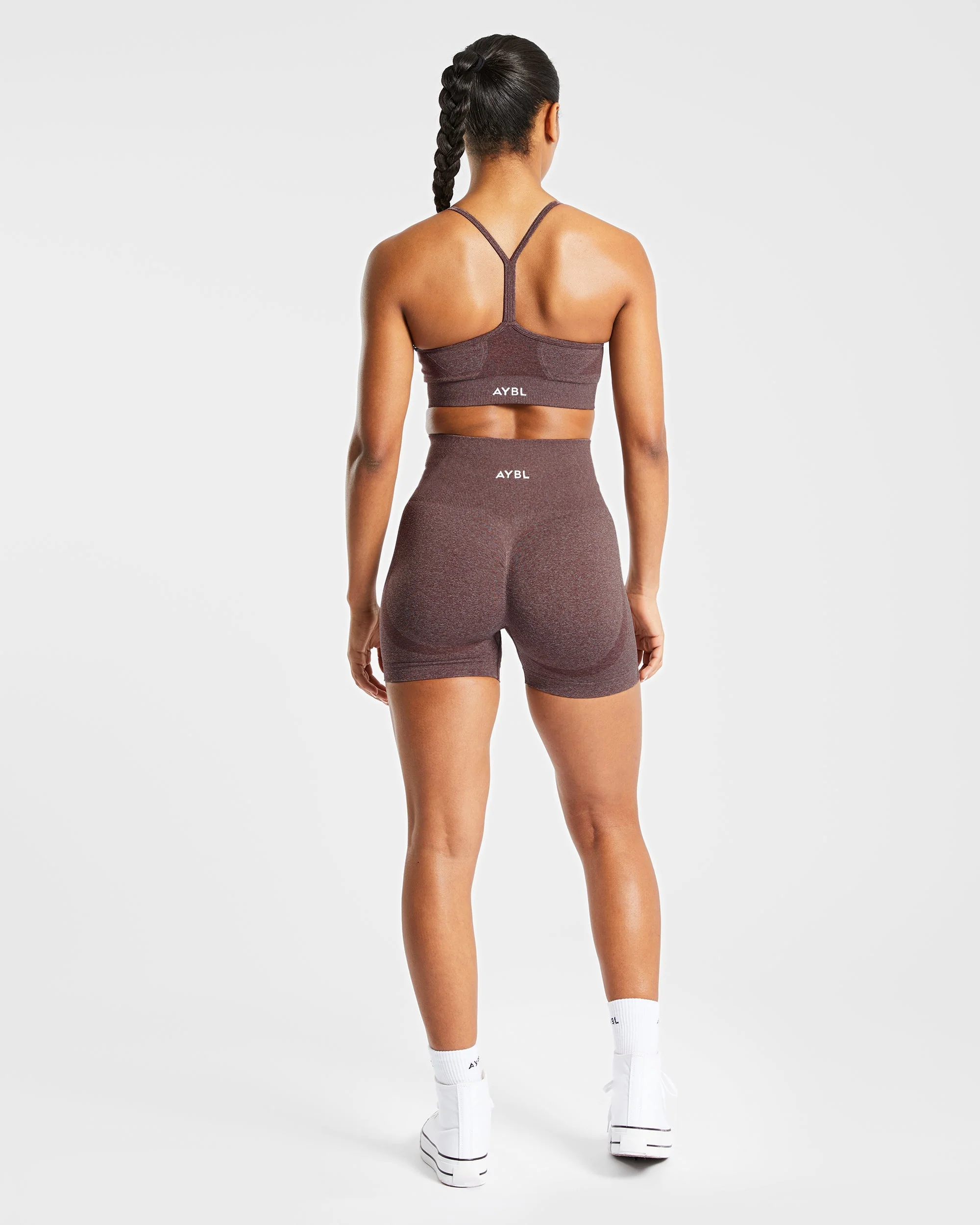 Empower Seamless Shorts - Bruin Marl - Image 4