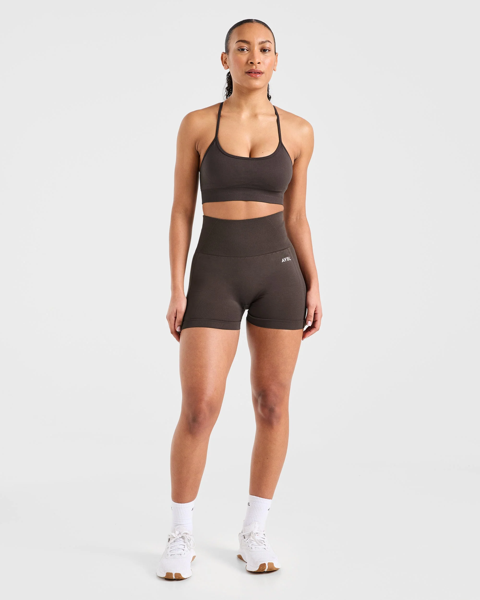 Empower Seamless Shorts - Cocoa Bruin - Image 3