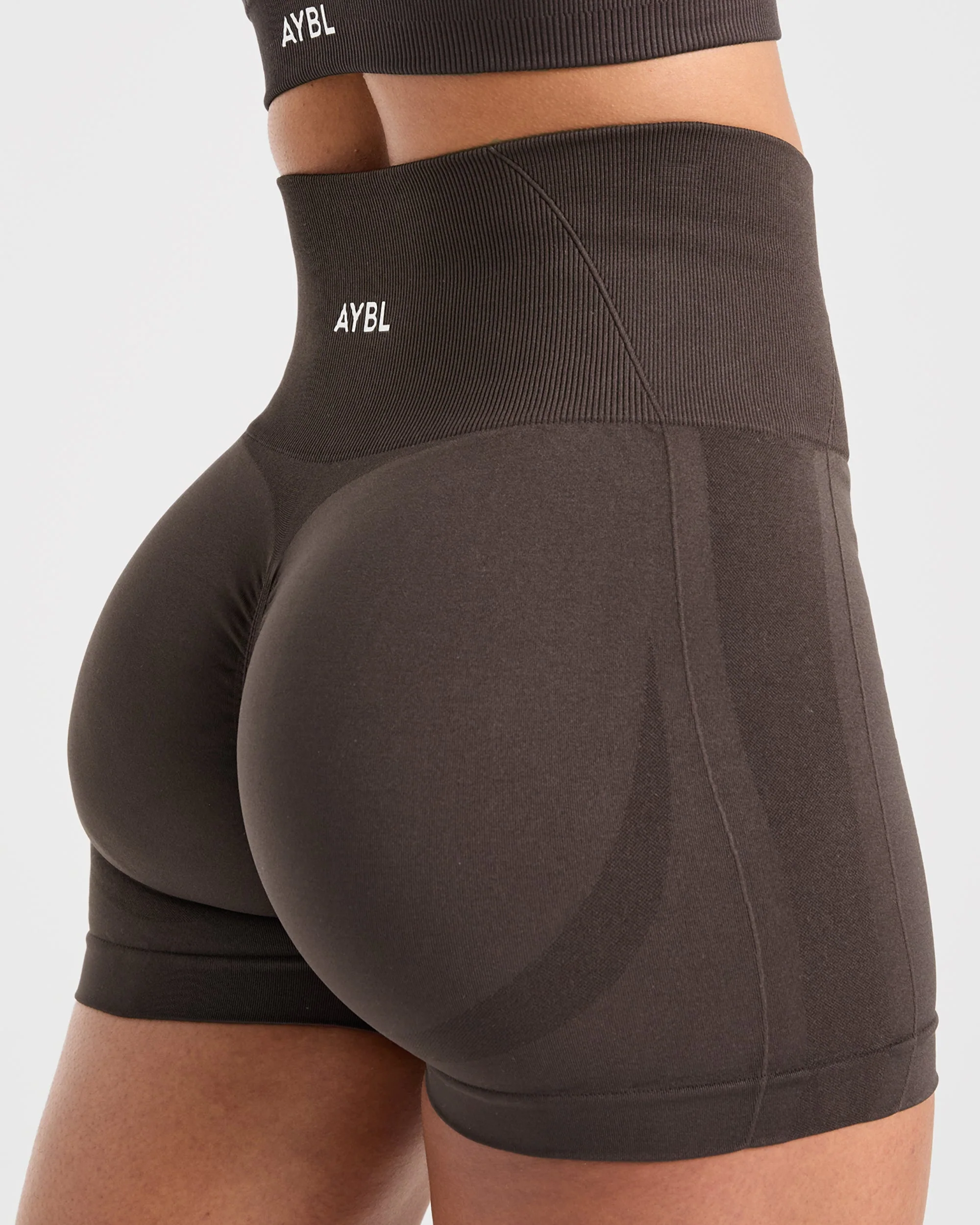 Empower Seamless Shorts - Cocoa Bruin - Image 6