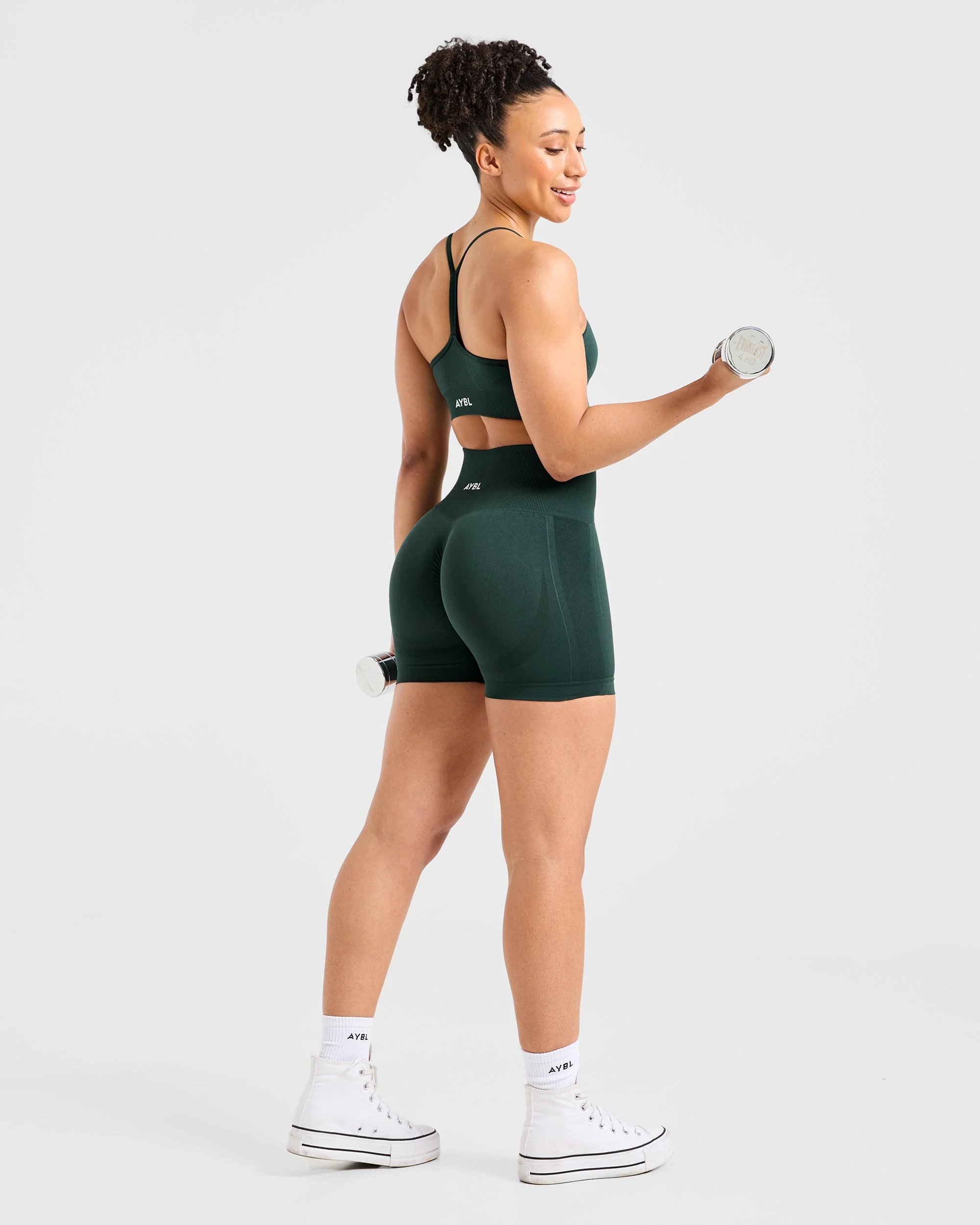 Empower Seamless Shorts - Dark Groen - Image 7