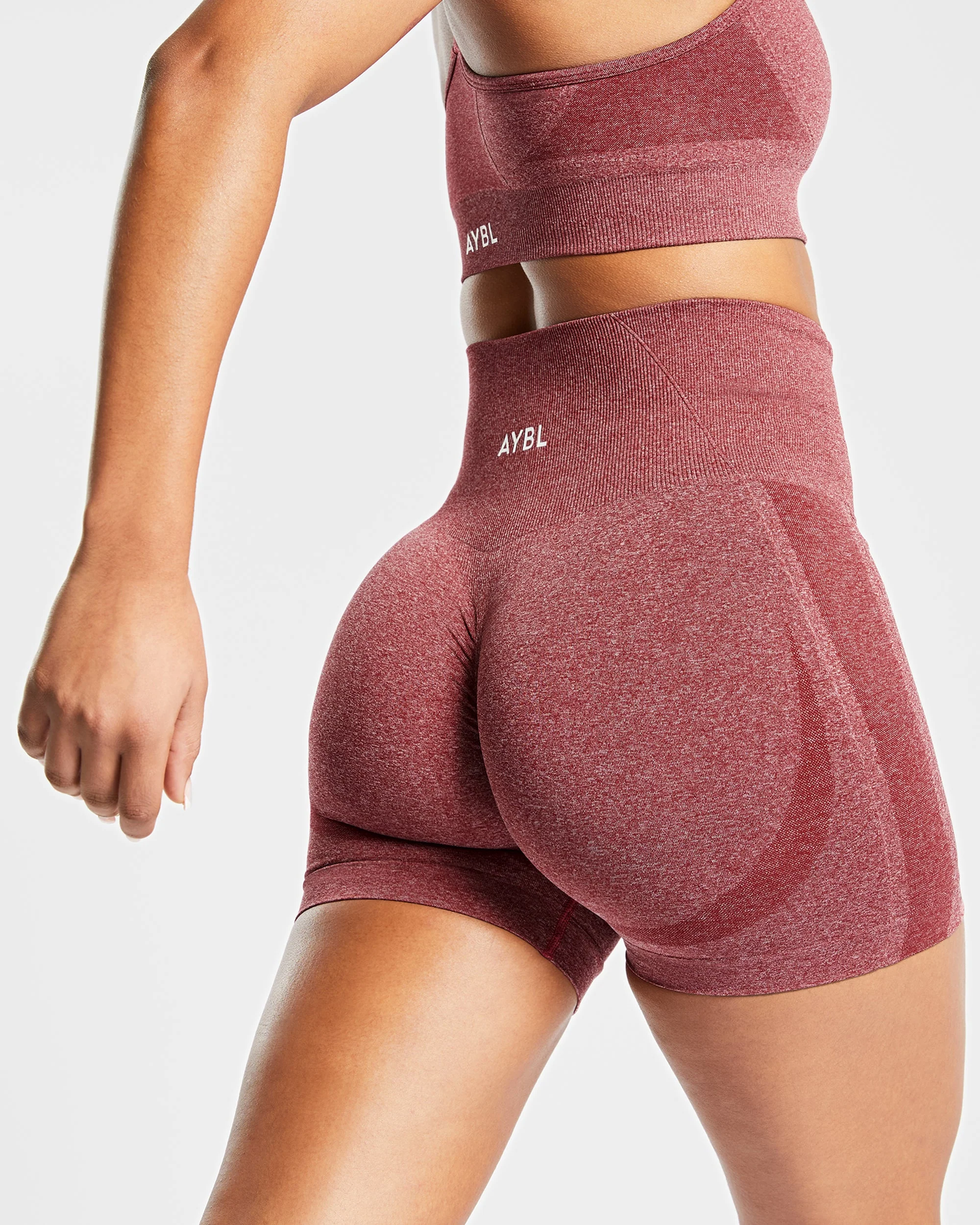 Empower Seamless Shorts - Rood Marl - Image 6