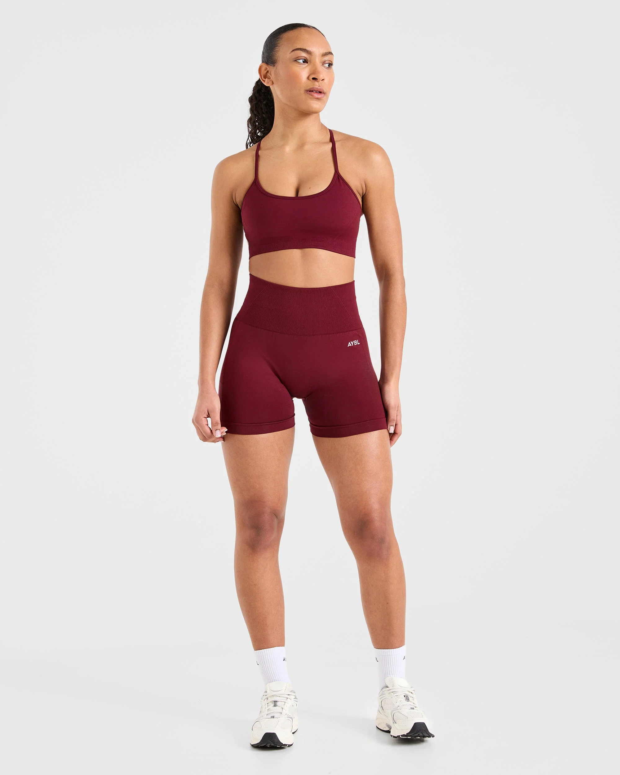 Empower Seamless Shorts - Rood Wine - Image 3
