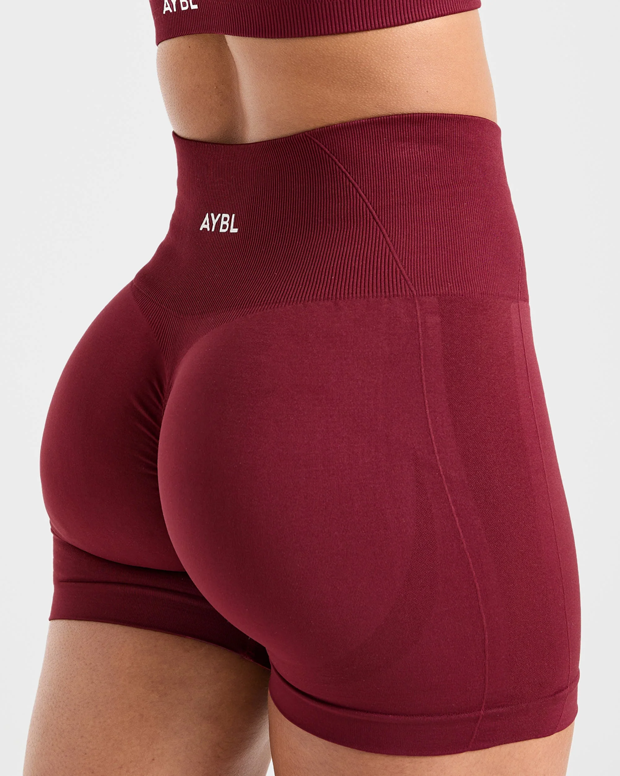 Empower Seamless Shorts - Rood Wine - Image 6