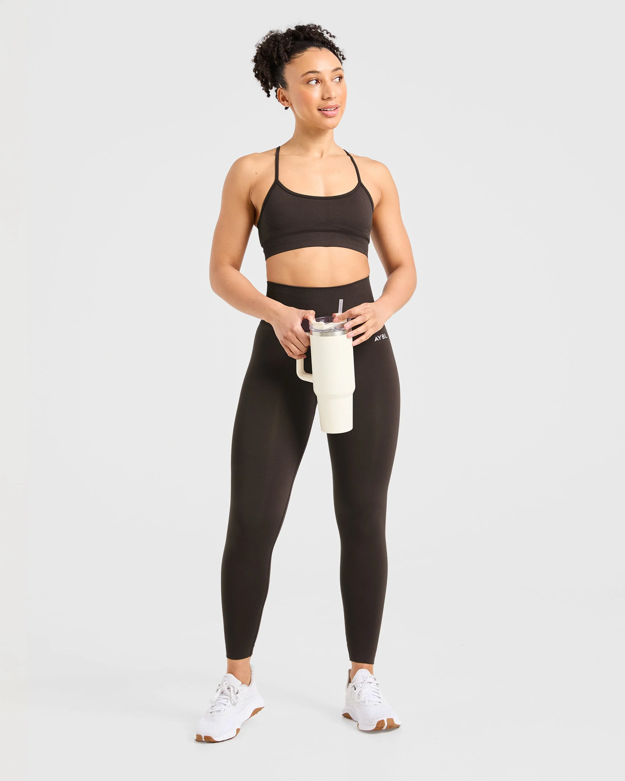 Empower Seamless Sports Bra - Cocoa Bruin - Image 8
