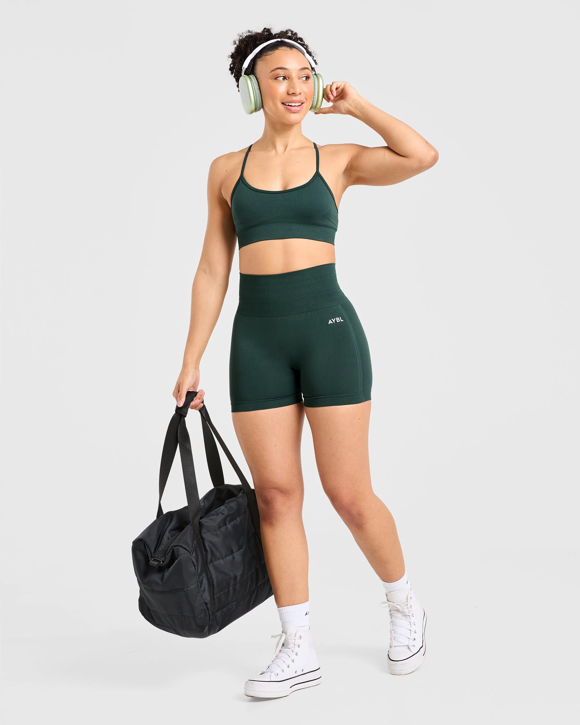 Empower Seamless Sports Bra - Dark Groen - Image 7