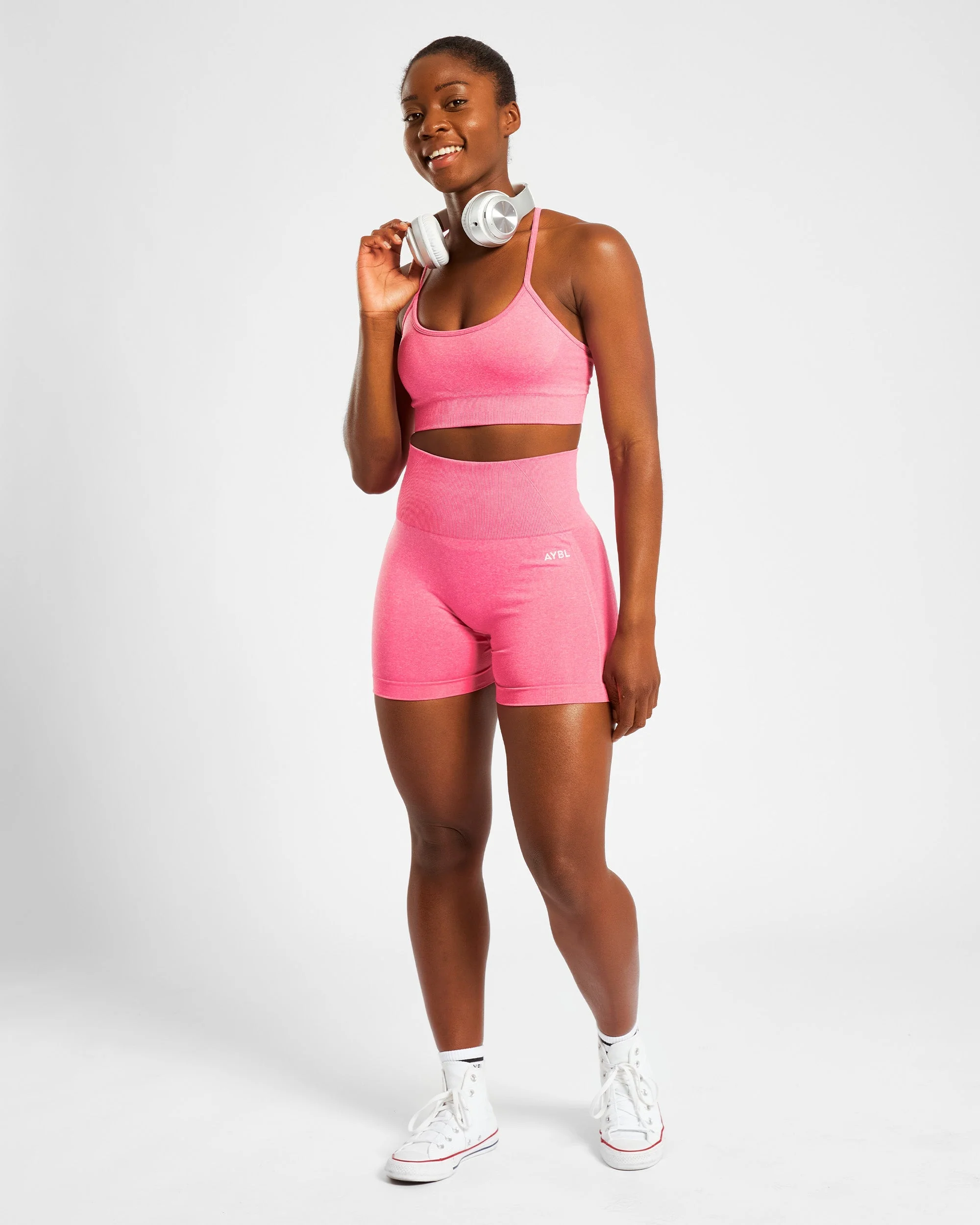 Empower Seamless Sports Bra - Roze Marl - Image 11