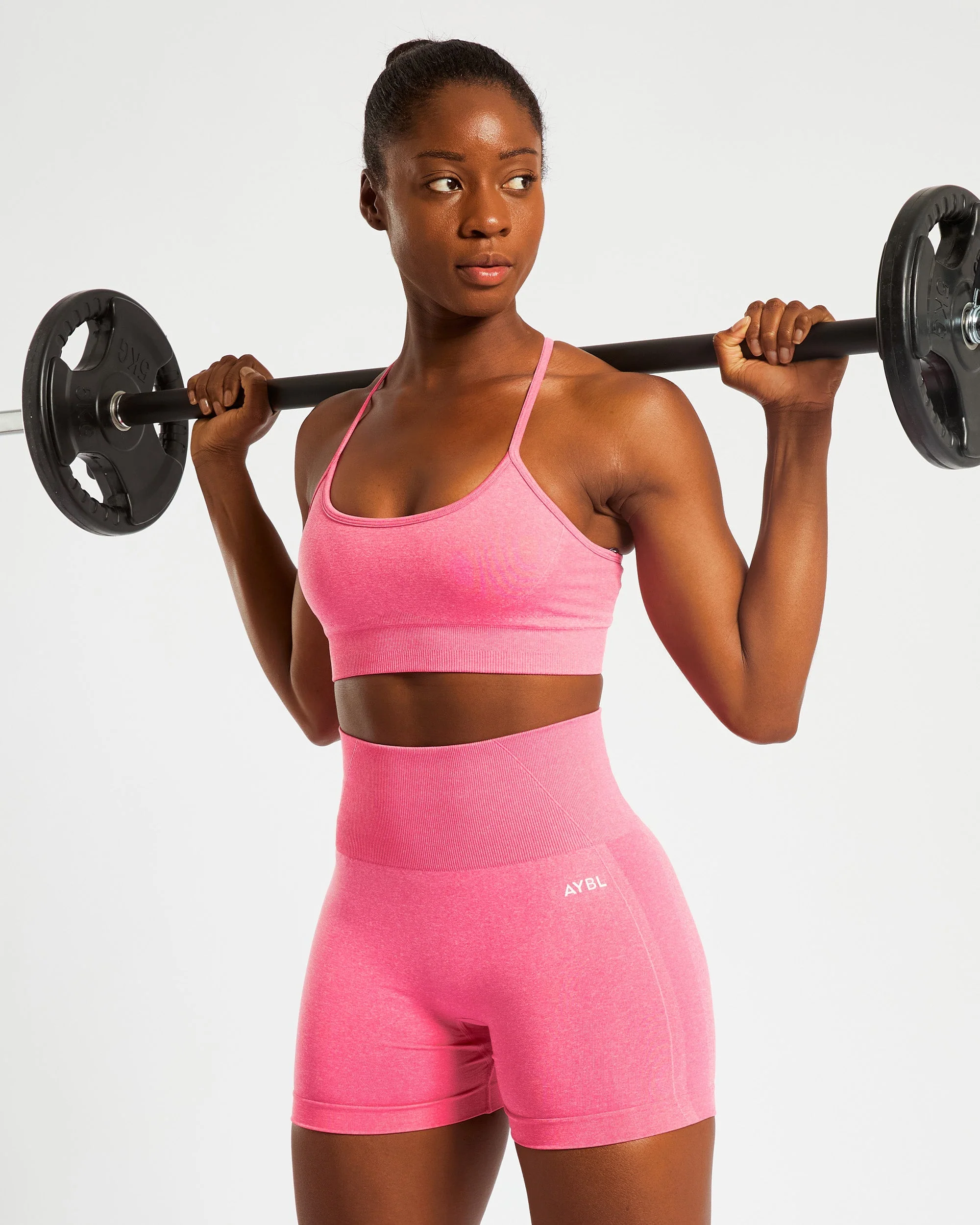 Empower Seamless Sports Bra - Roze Marl - Image 15