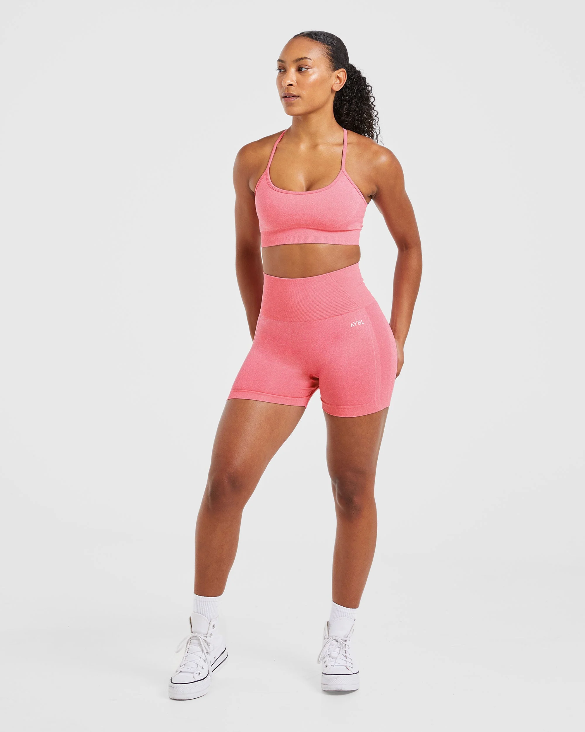 Empower Seamless Sports Bra - Roze Marl - Image 3