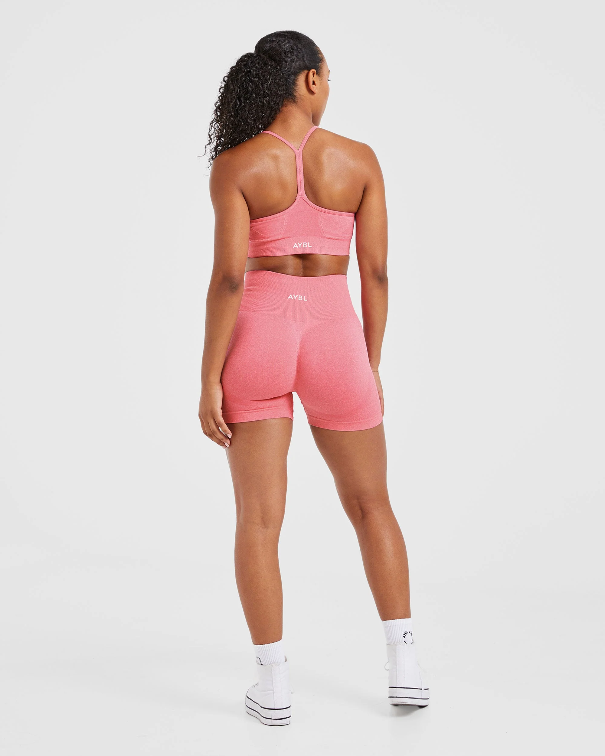 Empower Seamless Sports Bra - Roze Marl - Image 4