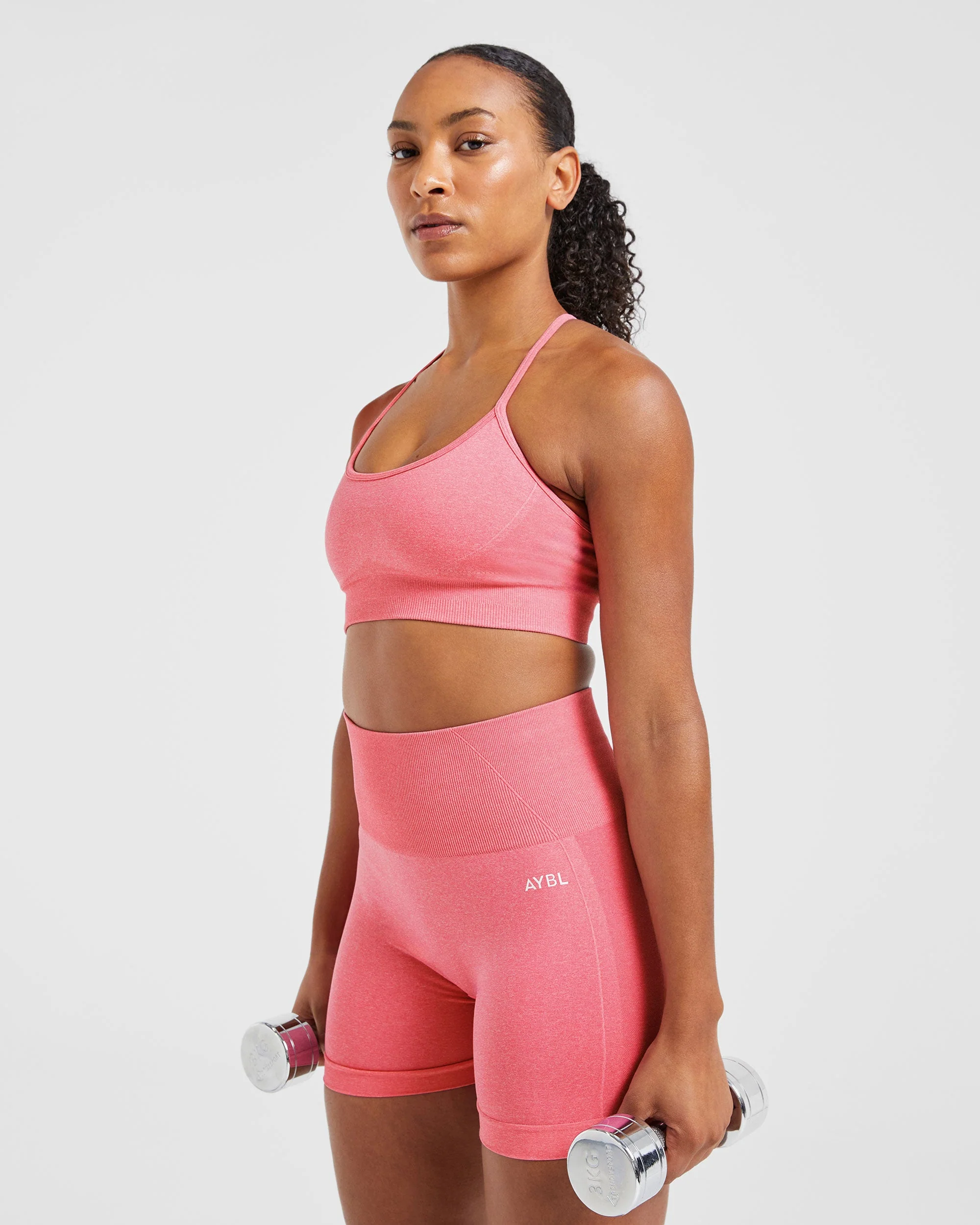 Empower Seamless Sports Bra - Roze Marl - Image 7