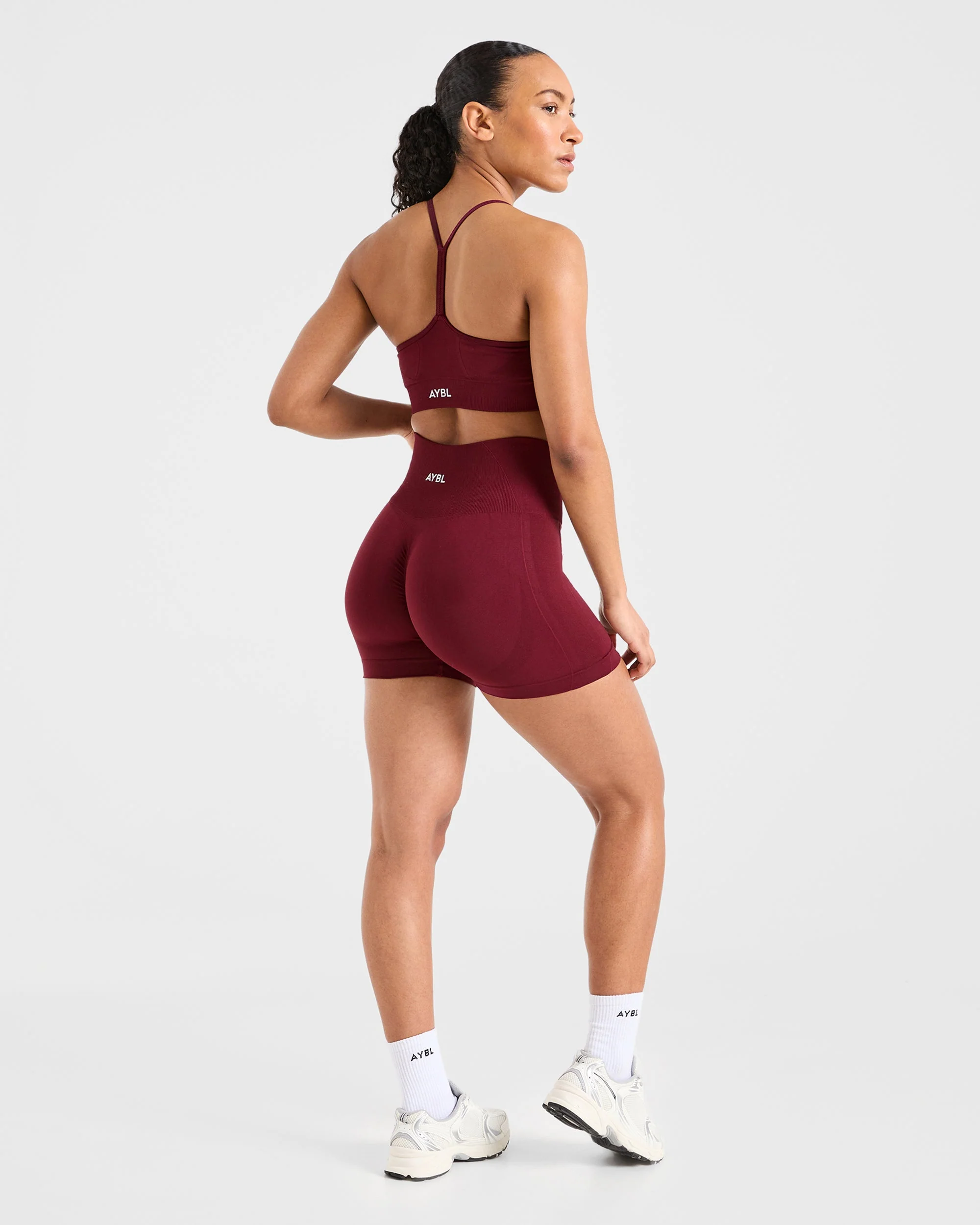 Empower Seamless Sports Bra - Rood Wine - Image 4