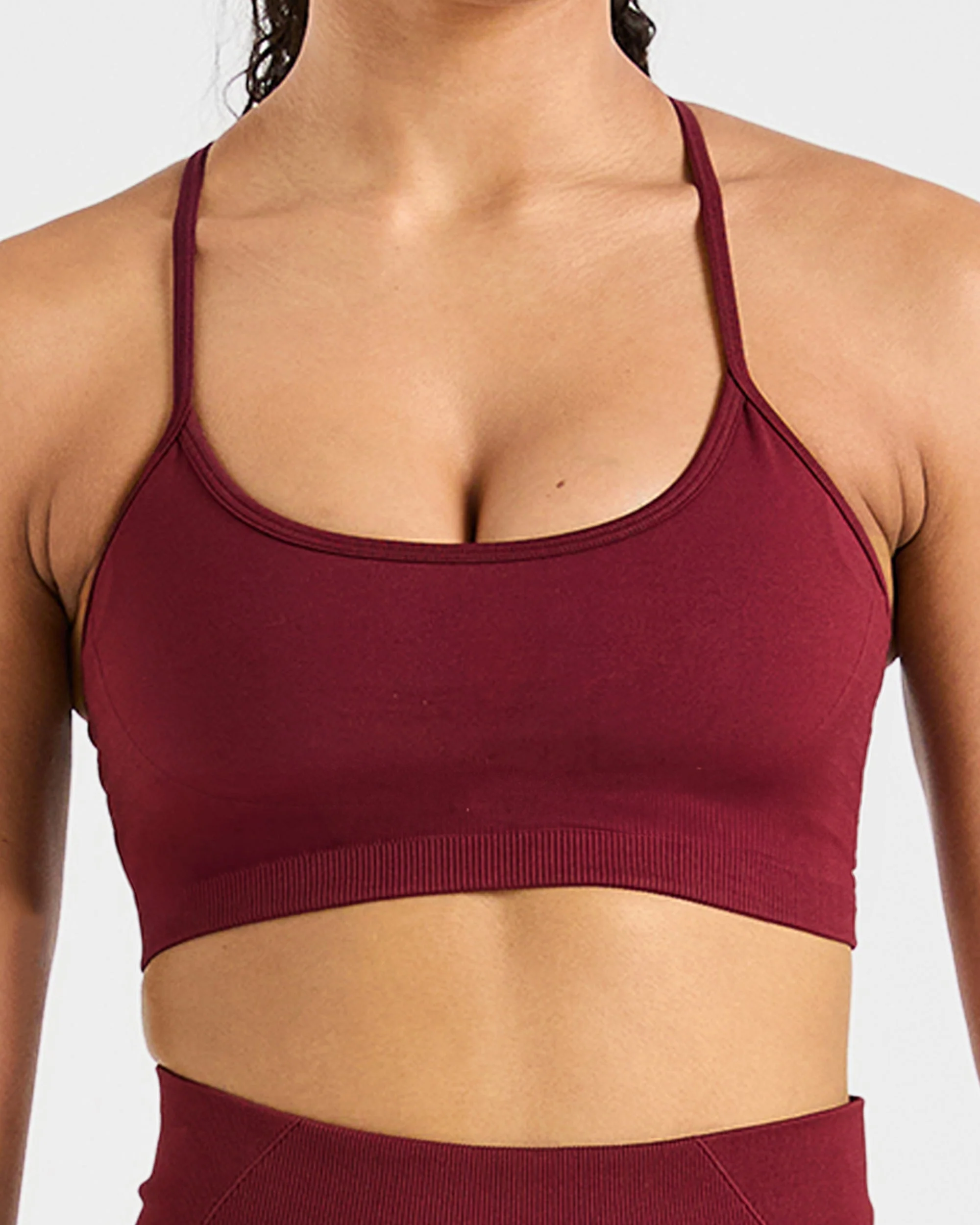 Empower Seamless Sports Bra - Rood Wine - Image 5