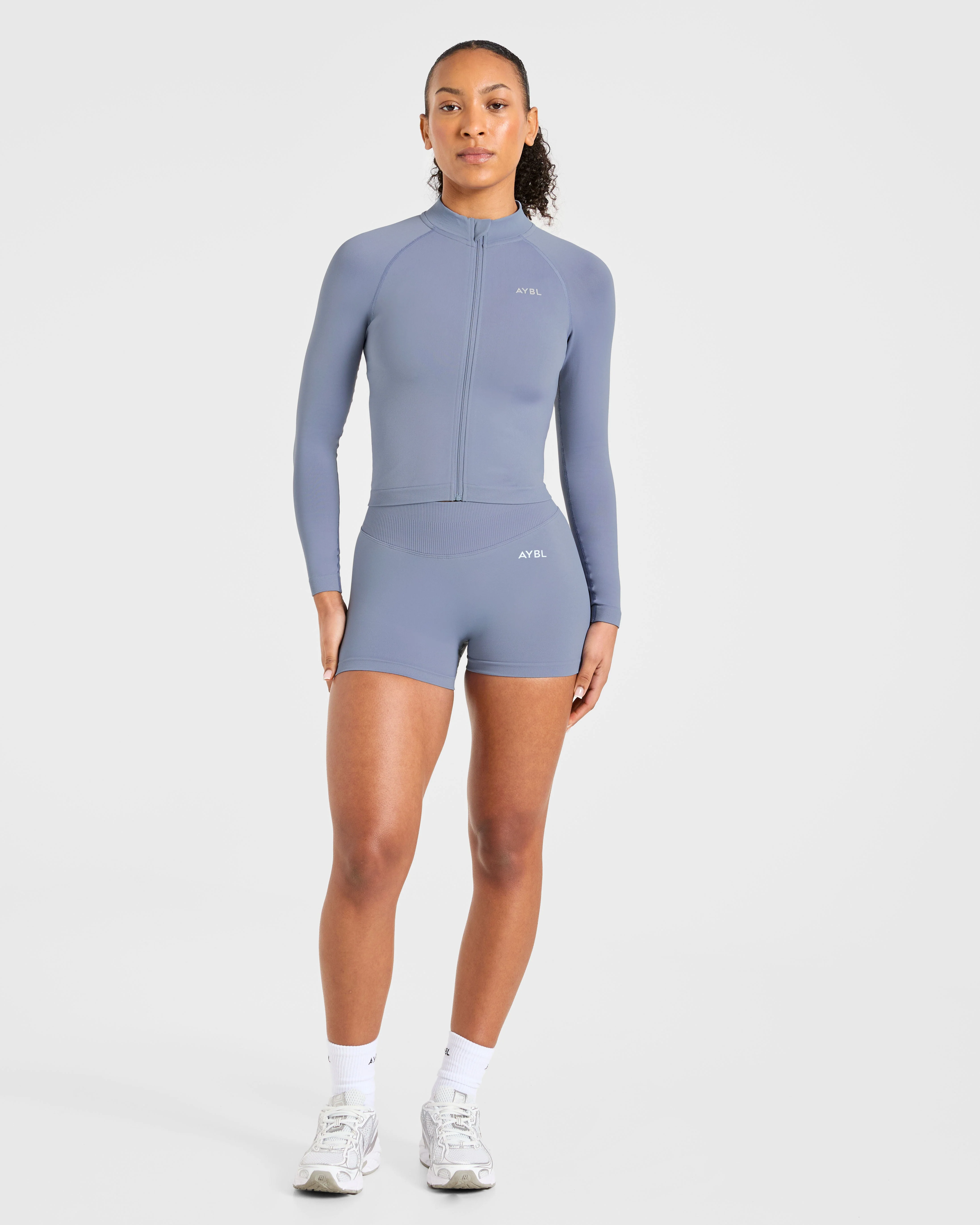 Enhance Seamless Jacket - Slate Blauw - Image 3