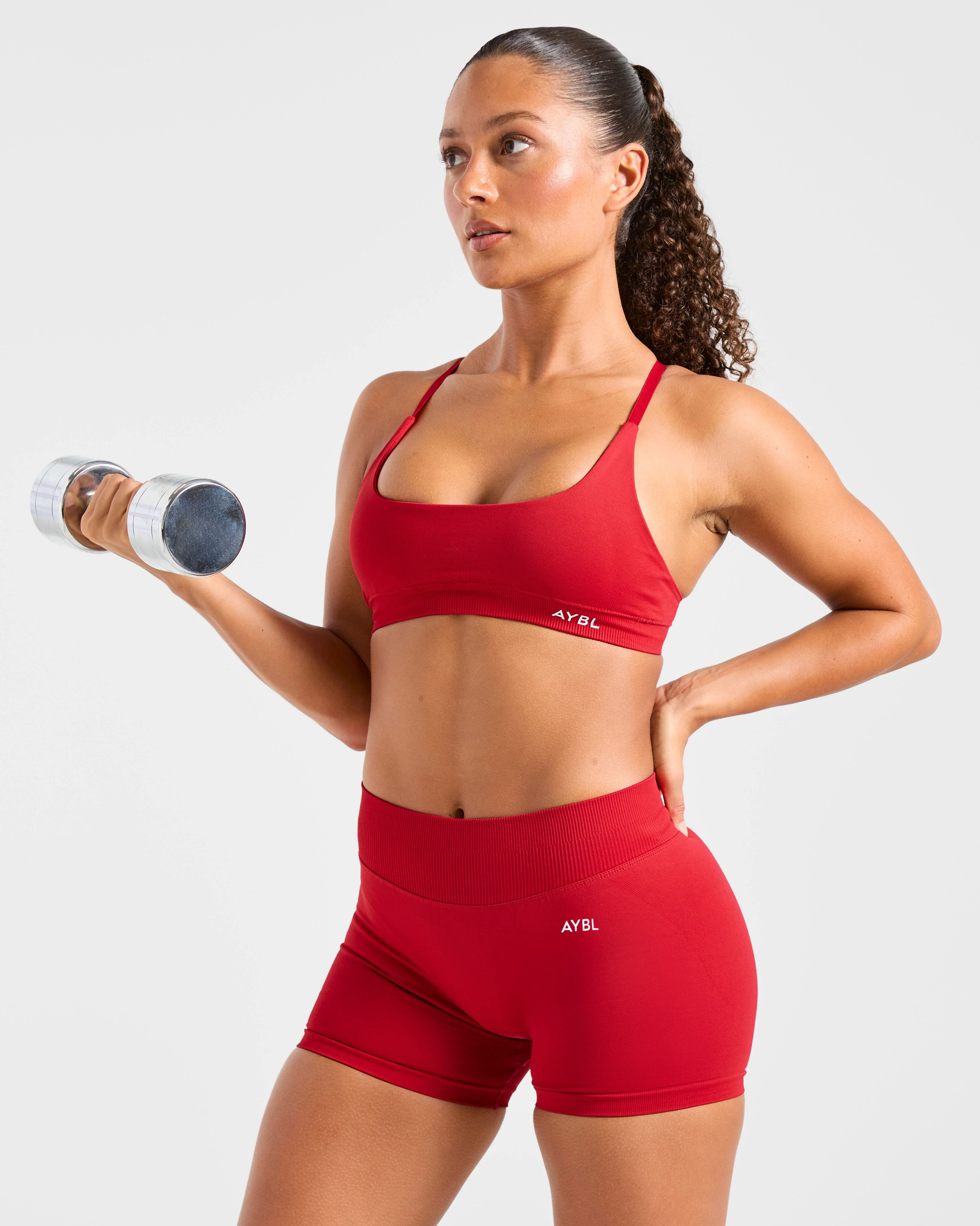 Enhance Seamless Shorts | 3.5" - Rood - Image 7