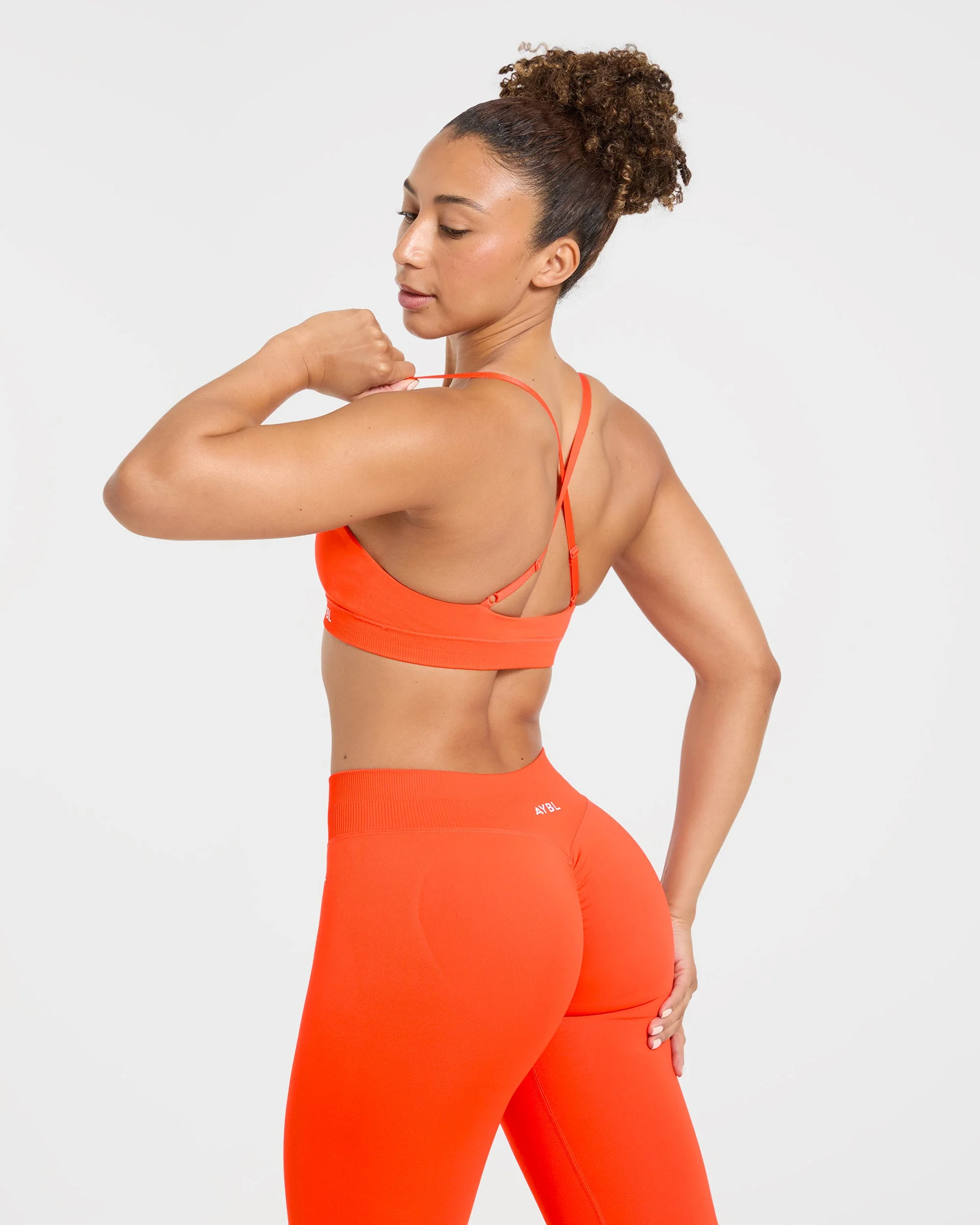 Enhance Seamless Sports Bra - Summer Oranje - Image 7
