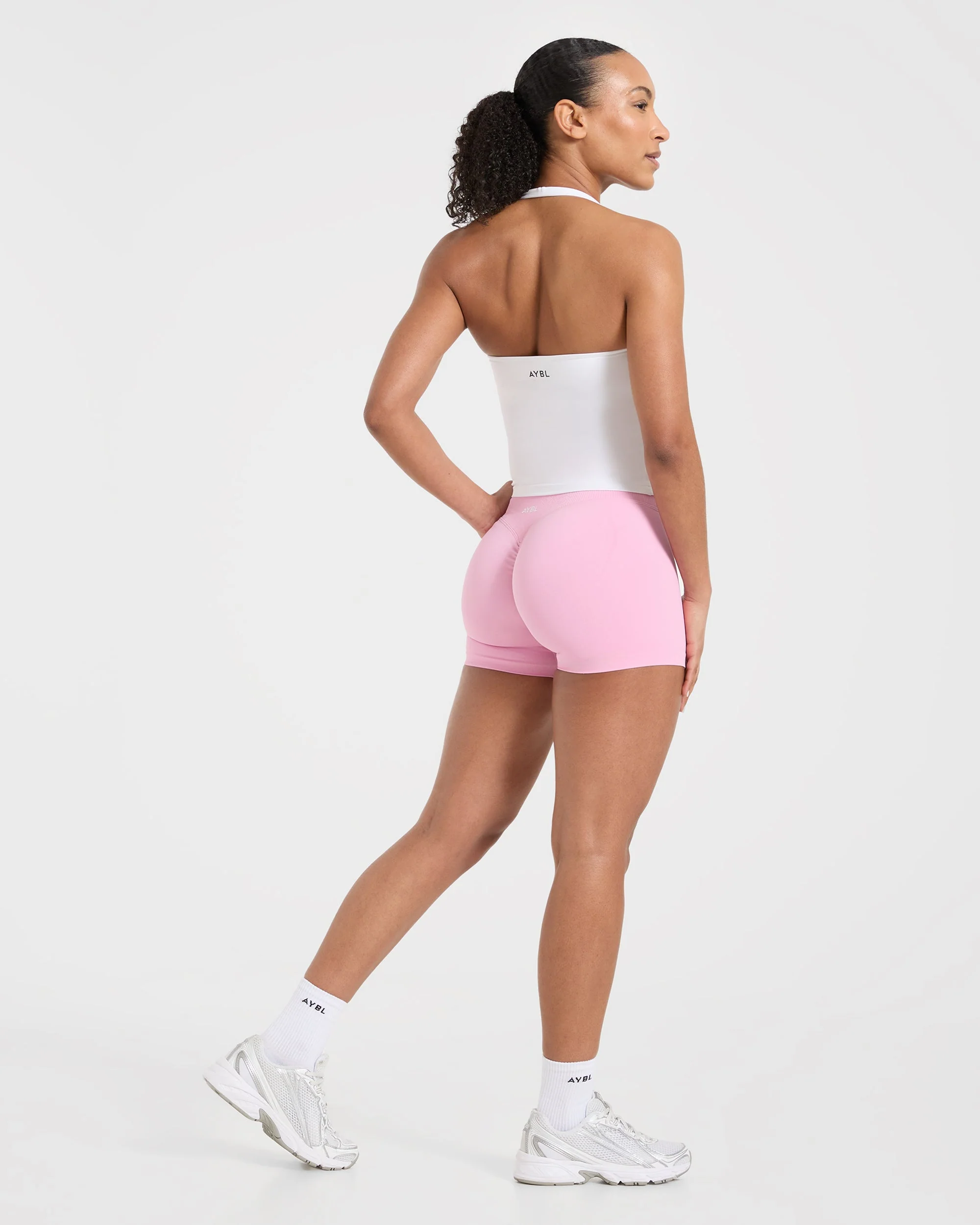 Essential Halterneck Tank Top - Wit - Image 4