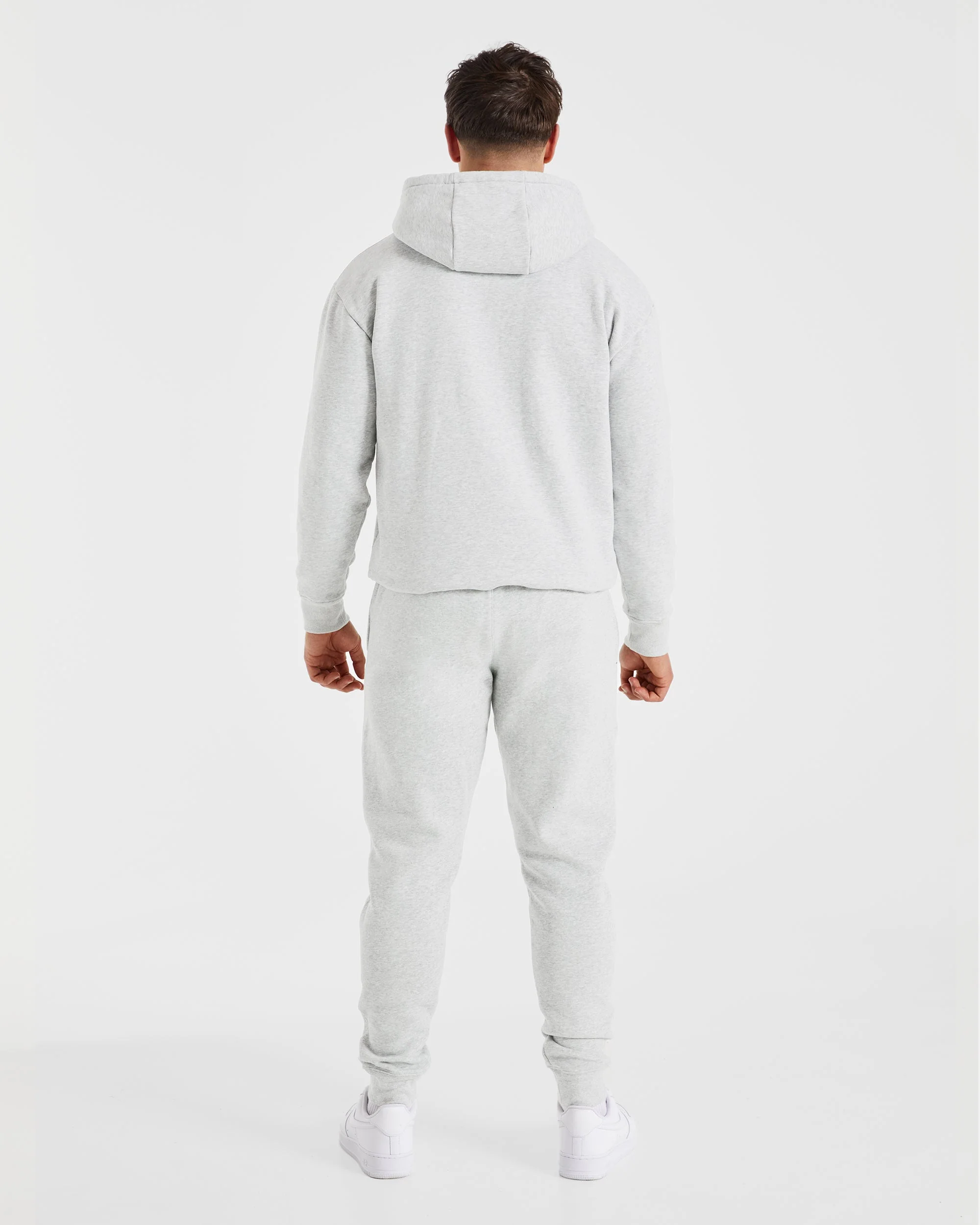 Essential Hoodie - Grijs Marl - Image 4