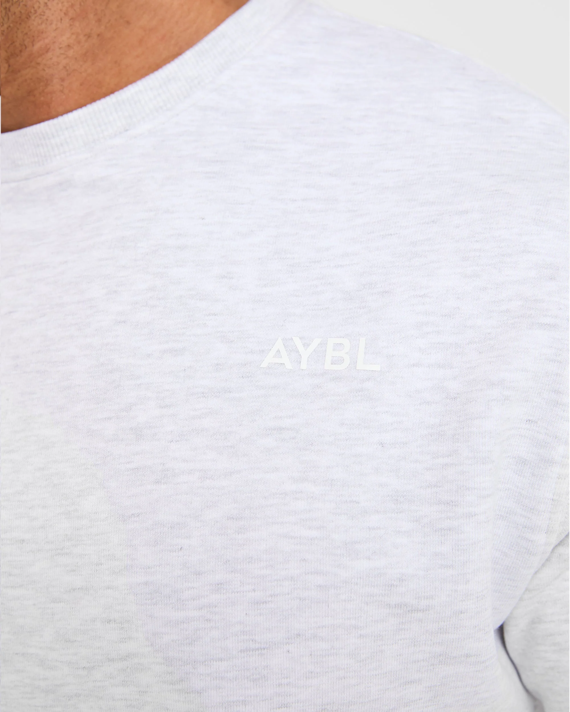 Essential Lightweight Sweater - Grijs Marl - Image 5