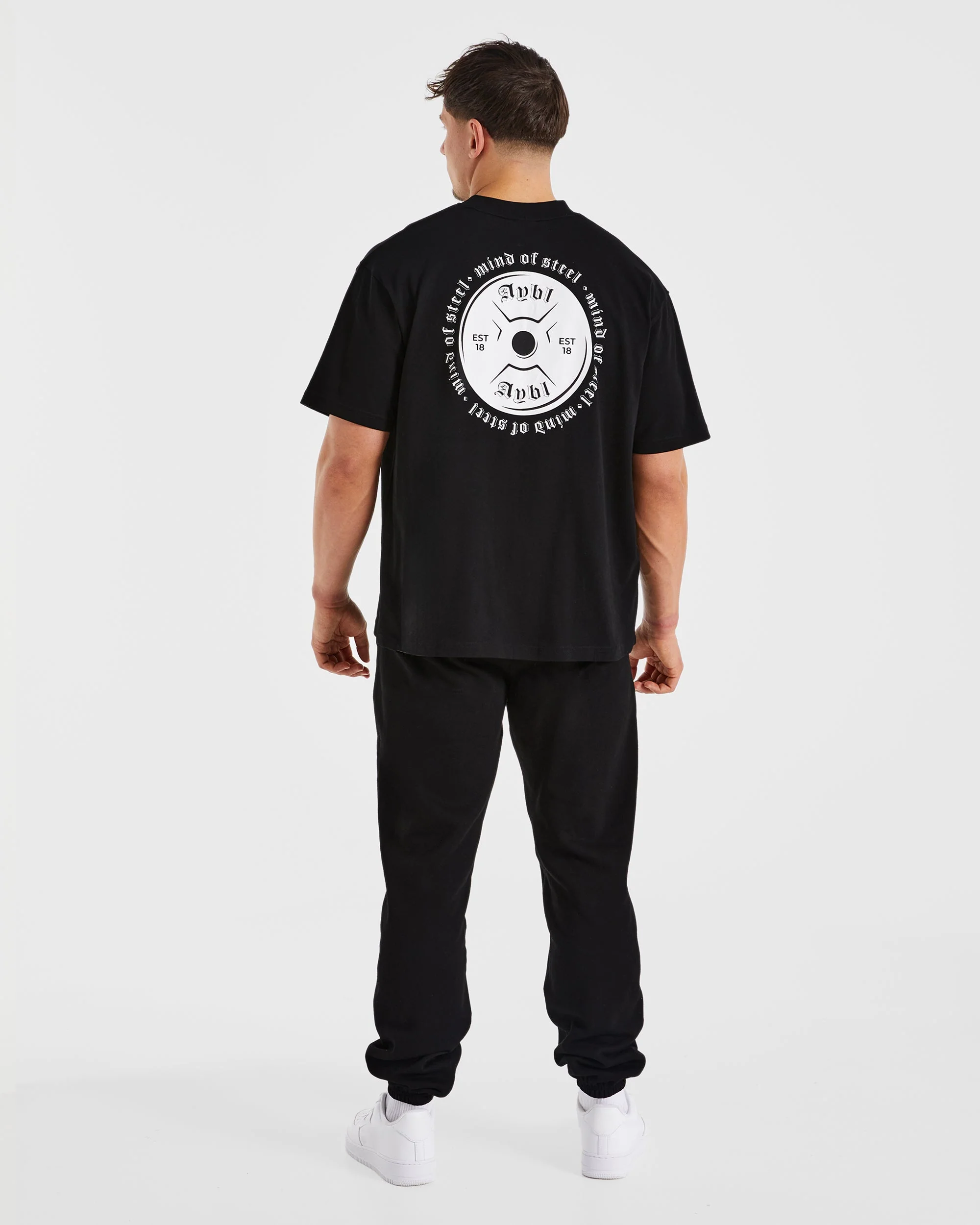 Essential Oversized Joggers - Zwart - Image 4
