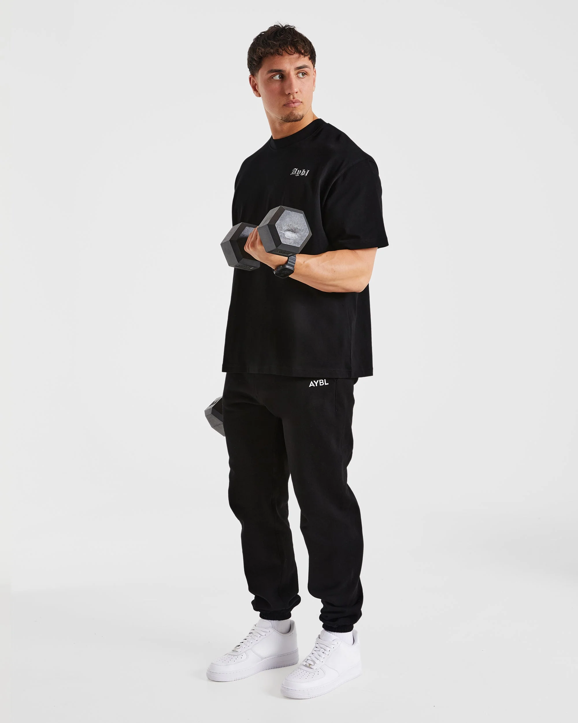 Essential Oversized Joggers - Zwart - Image 8