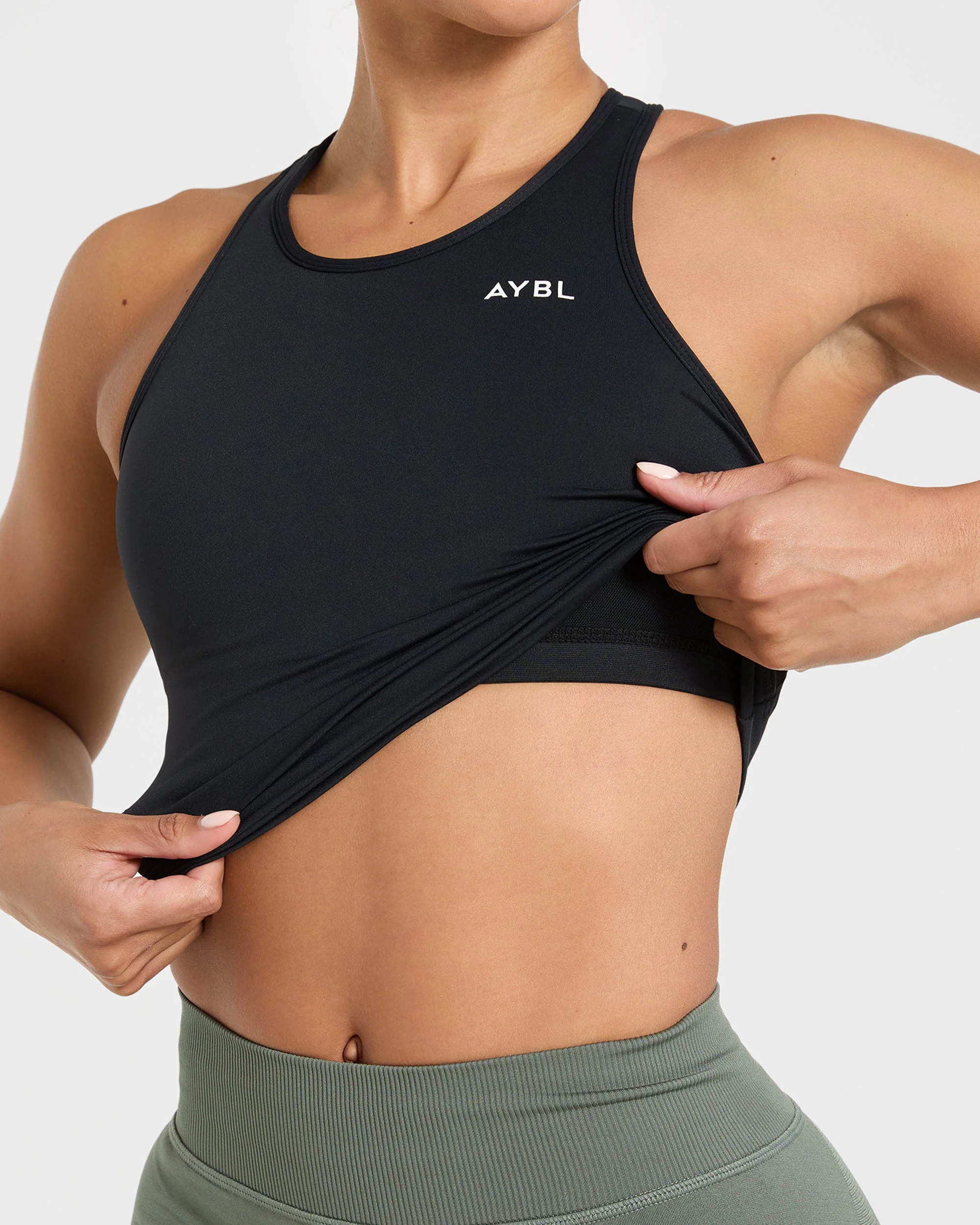 Essential Racerback Tank Top - Zwart - Image 5