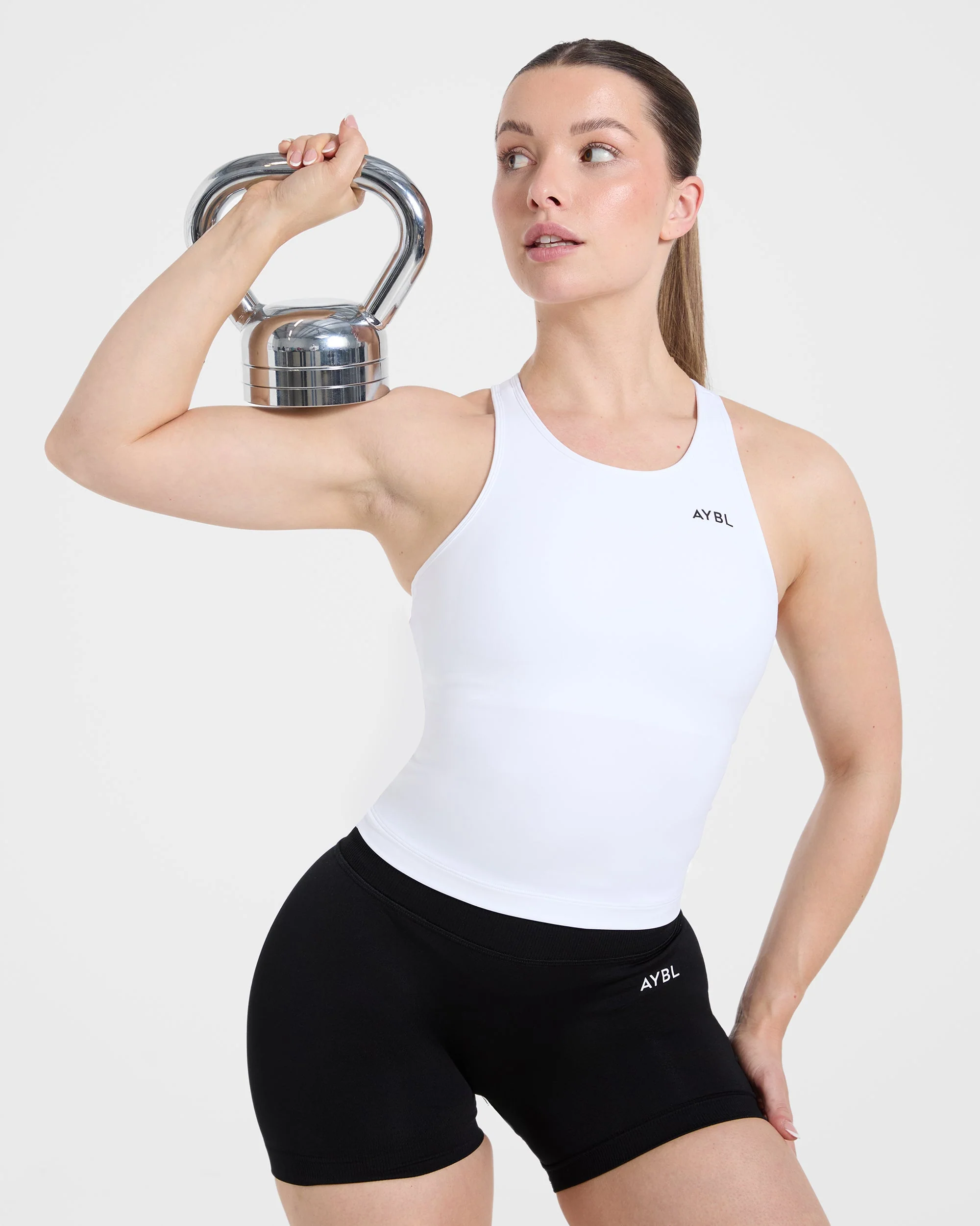 Essential Racerback Tank Top - Wit - Image 7