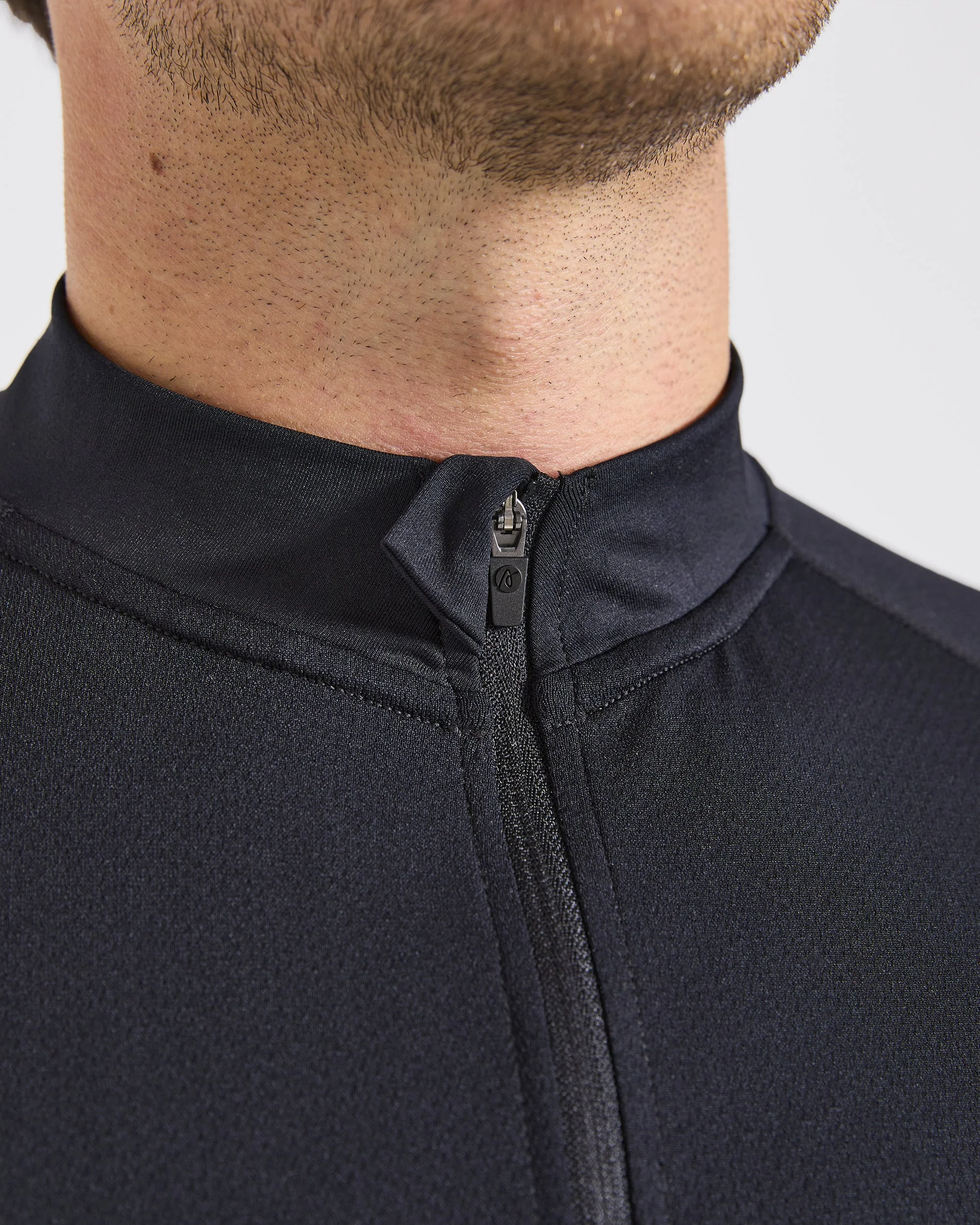 Essential Seamless 1/4 Zip Pullover - Zwart - Image 6