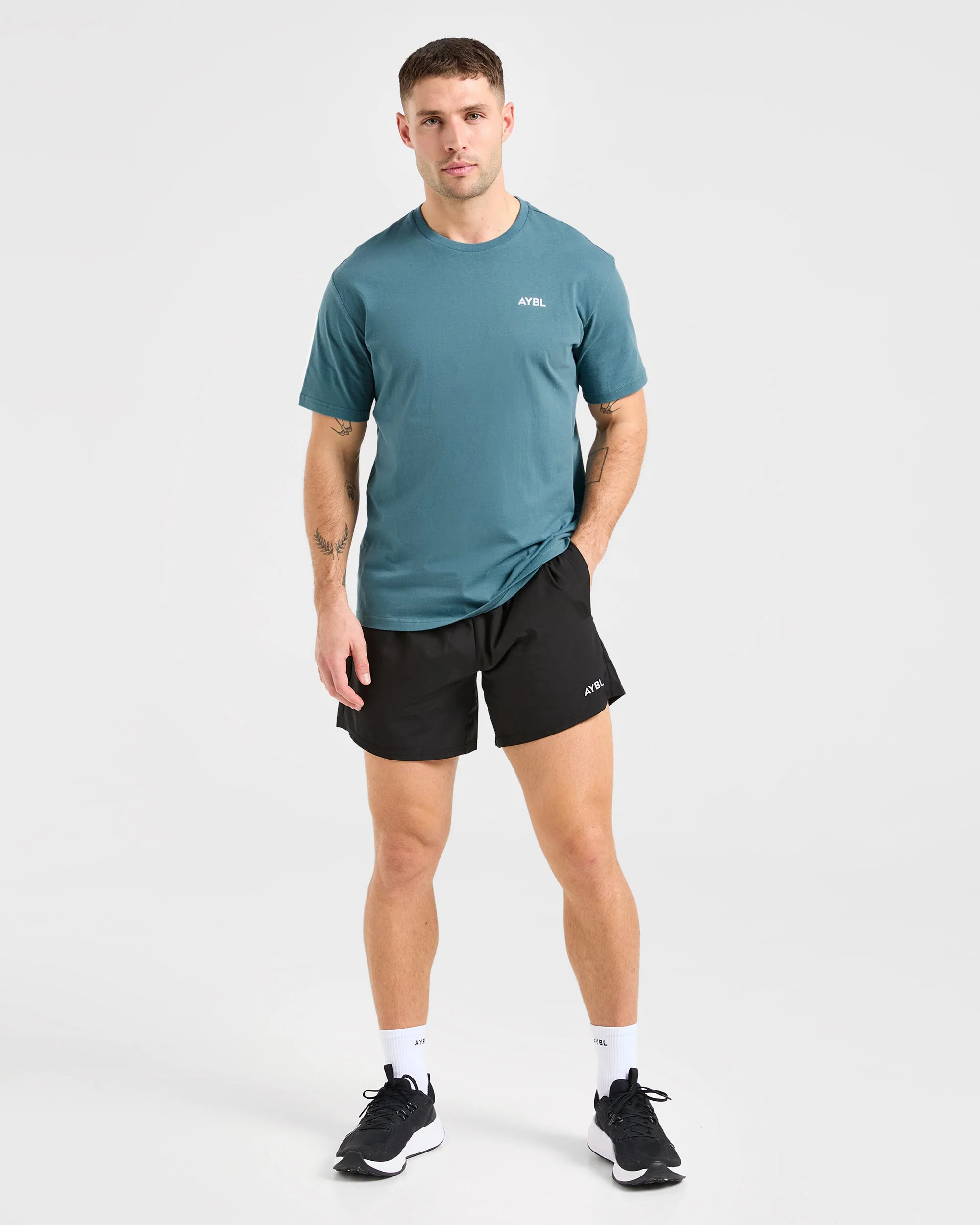 Essential T Shirt - Atlantic Teal - Image 3