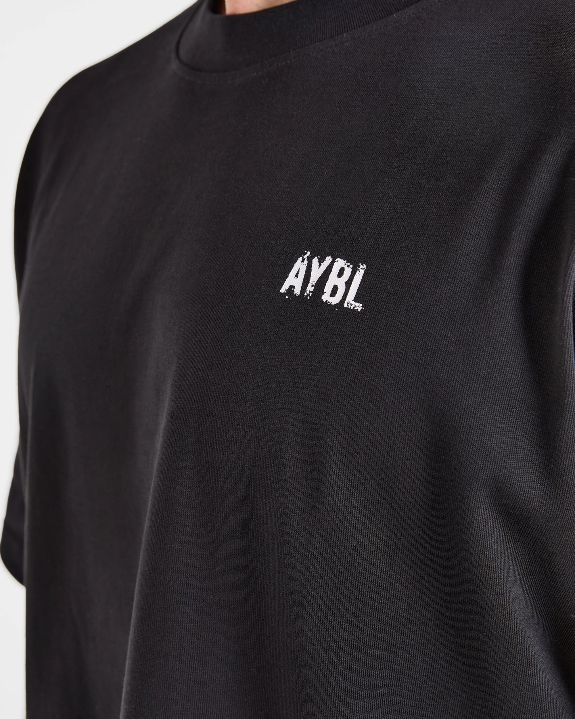 Gym Chalk Oversized T Shirt - Zwart - Image 6